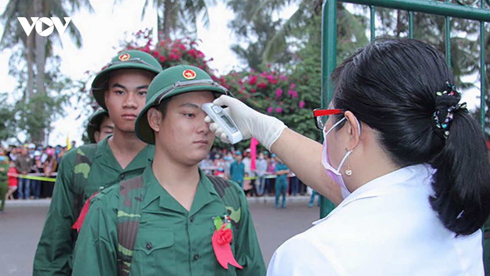 Bình Định xét nghiệm Covid-19 đối với thanh niên nhập ngũ