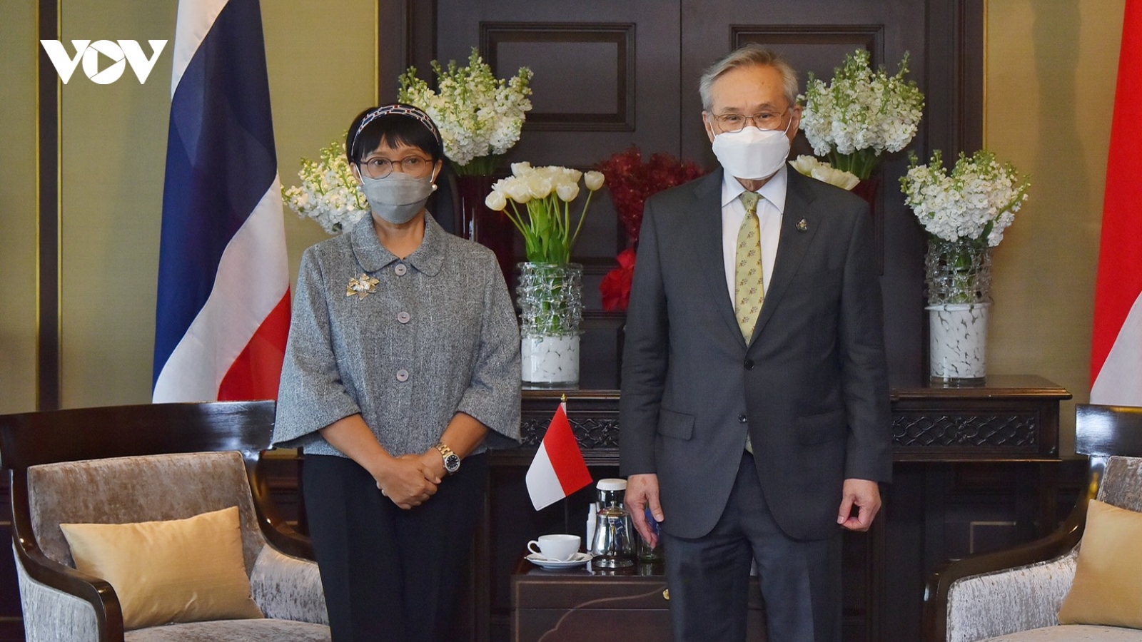 Ngoại trưởng Myanmar và Indonesia cùng thăm Thái Lan
