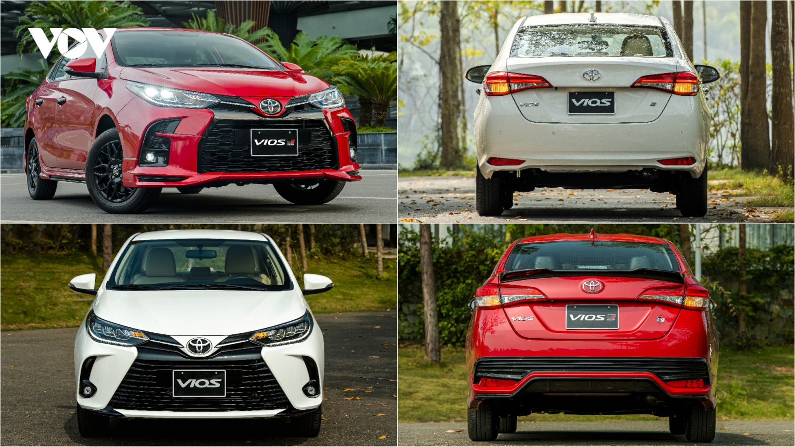 Toyota Vios 2021 điều chỉnh thiết kế, thêm phiên bản thể thao