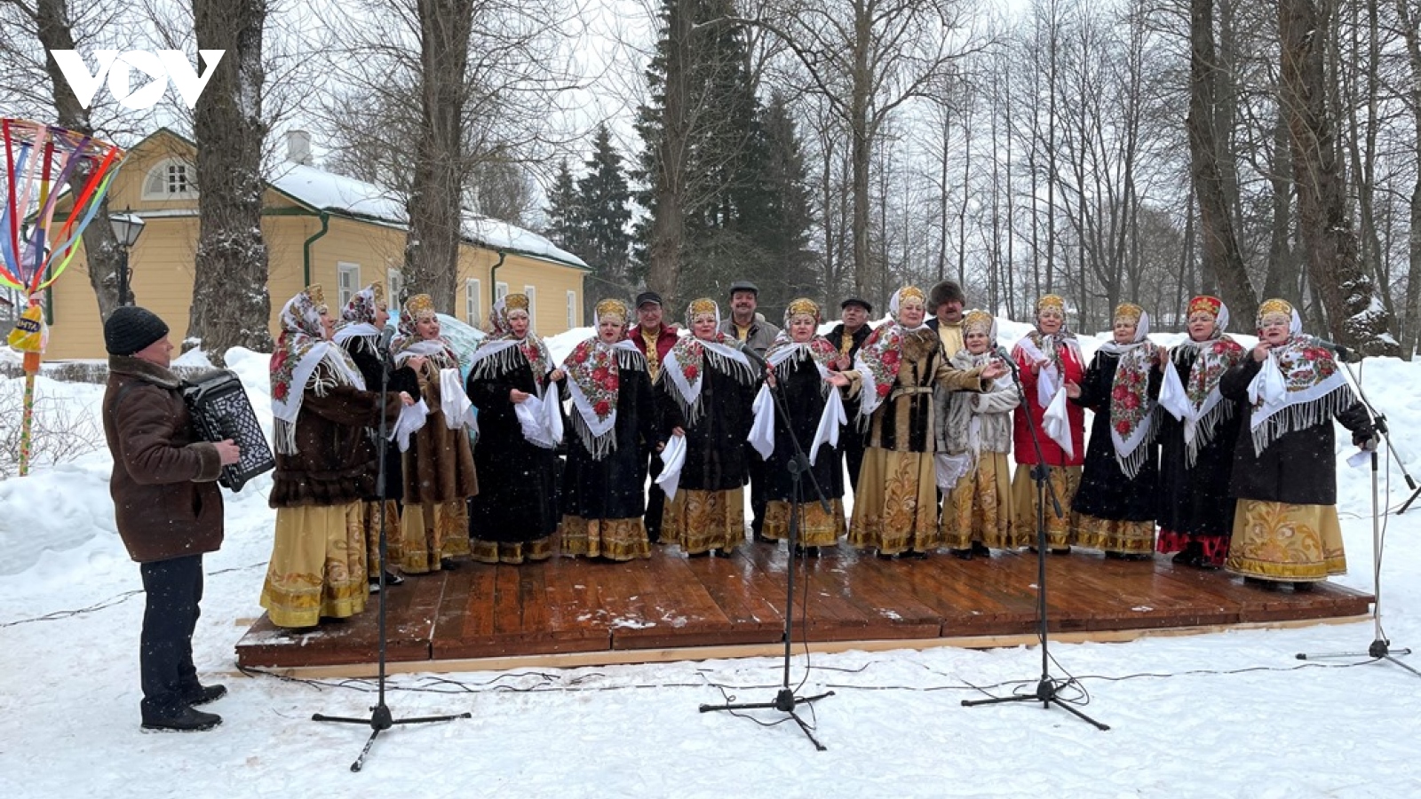 Lễ hội văn hóa dân gian mang mùa xuân đến cho người dân Nga