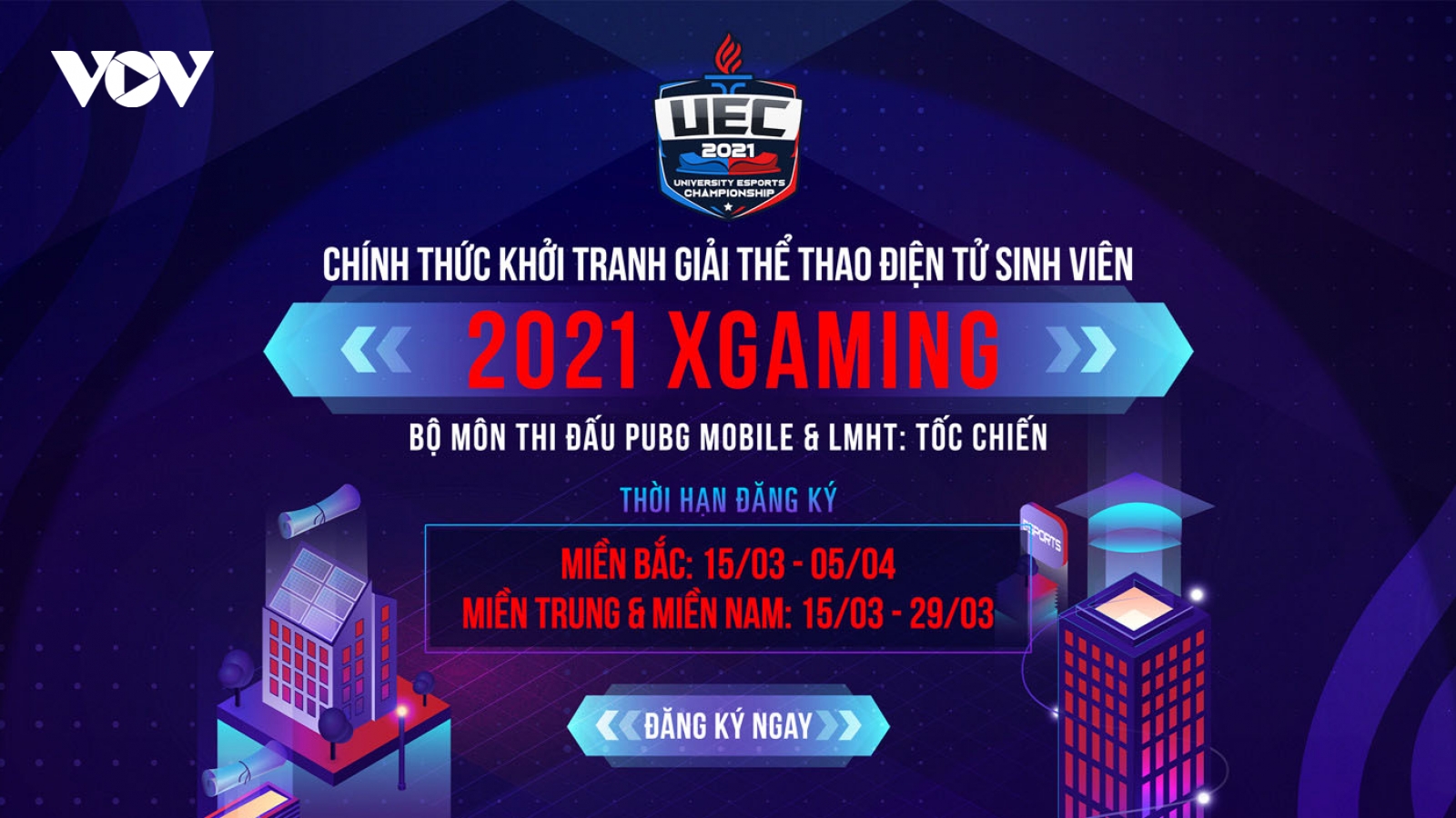 Khởi động giải Vô địch Thể thao điện tử Sinh viên Mùa Xuân 2021: Cánh cửa tới SEA Games 31