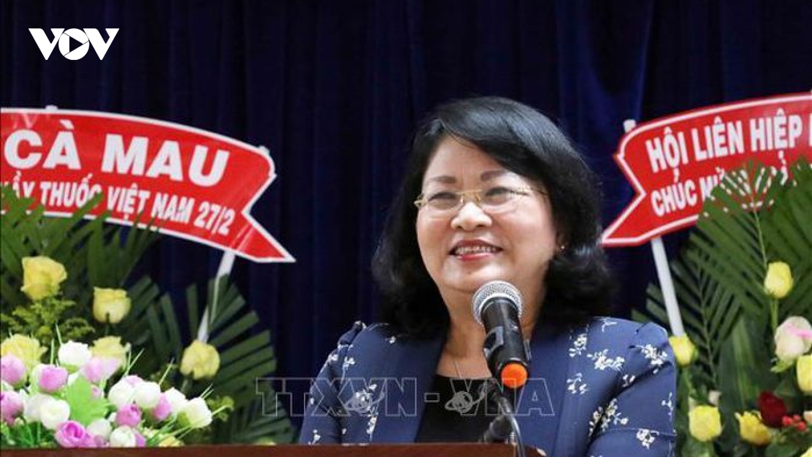 Phó Chủ tịch nước Đặng Thị Ngọc Thịnh kiểm tra công tác chuẩn bị bầu cử tại Cà Mau
