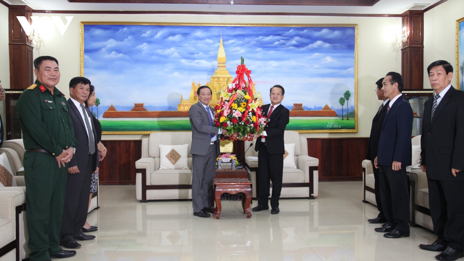 Chúc mừng 66 năm ngày thành lập Đảng nhân dân Cách mạng Lào