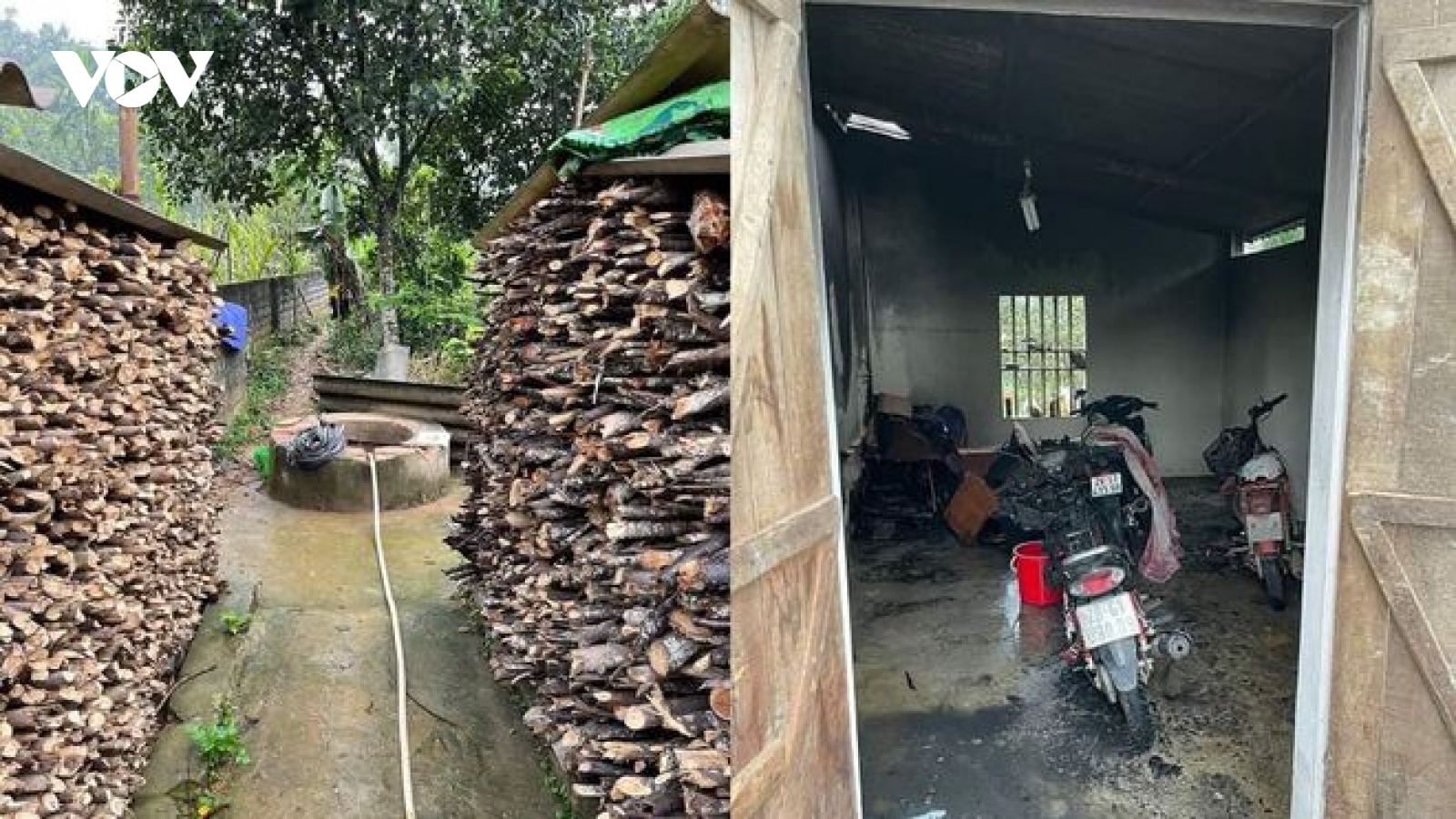 Con dâu tưới xăng đốt nhà do mâu thuẫn với bố chồng