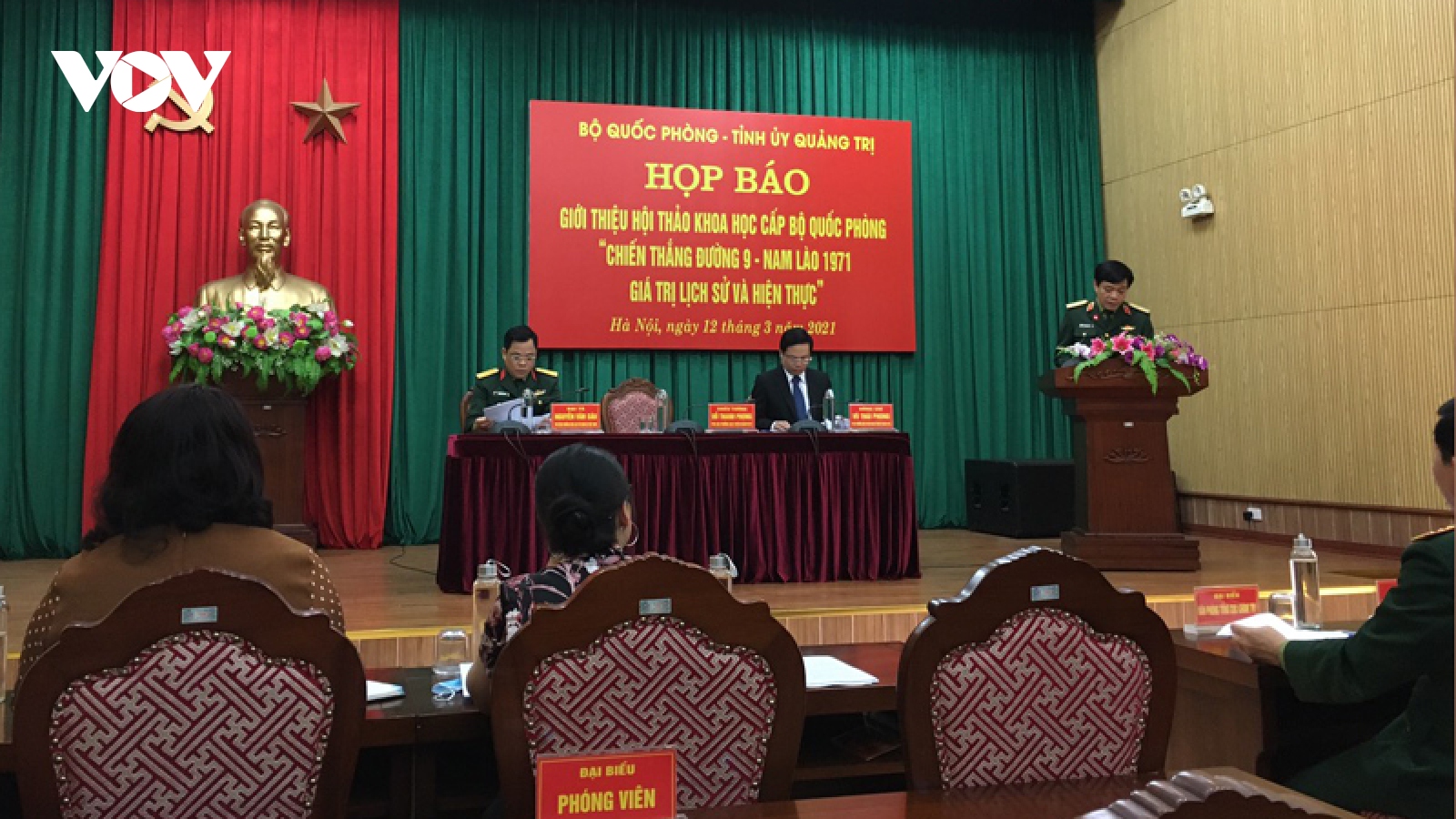 Bộ Quốc phòng họp báo giới thiệu Hội thảo khoa học về Chiến thắng Đường 9-Nam Lào