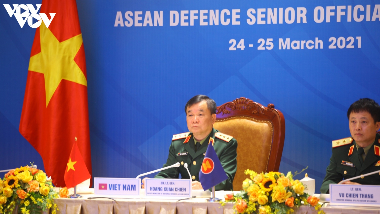 Việt Nam tham dự Hội nghị trực tuyến Quan chức Quốc phòng cấp cao ASEAN