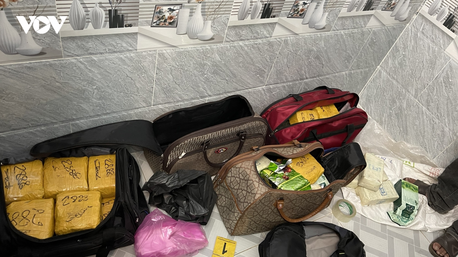 Lực lượng Công an thu giữ hơn 300kg heroin và ma túy tổng hợp