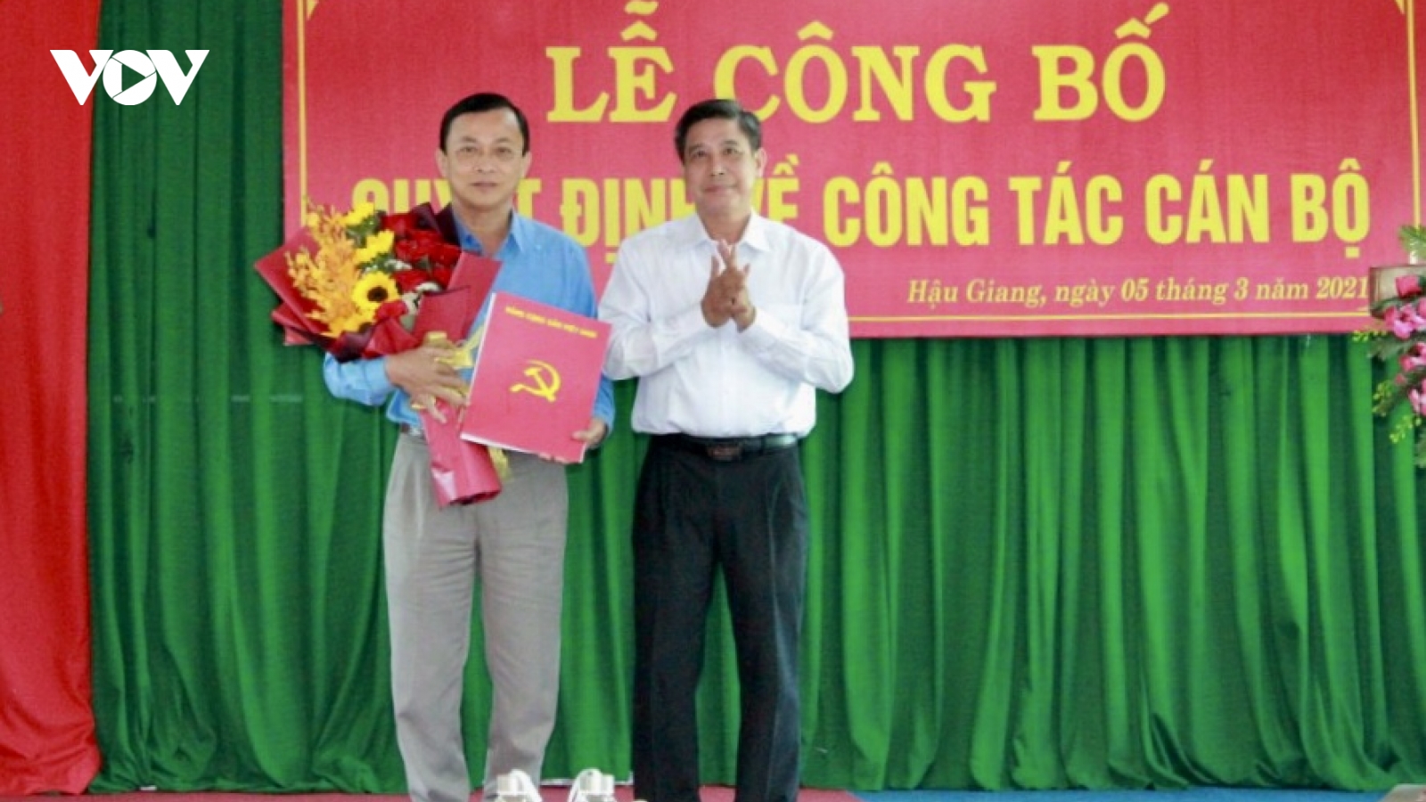 Bổ nhiệm giám đốc Sở Văn hóa Thể thao và Du lịch tỉnh Hậu Giang