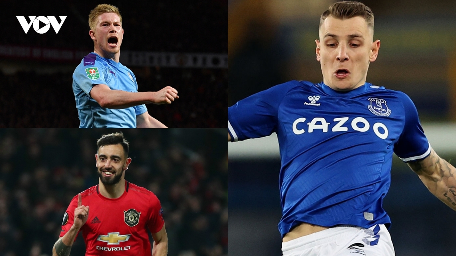 Top 10 "vua kiến tạo" Ngoại hạng Anh 20/21: Fernandes đứng sau De Bruyne