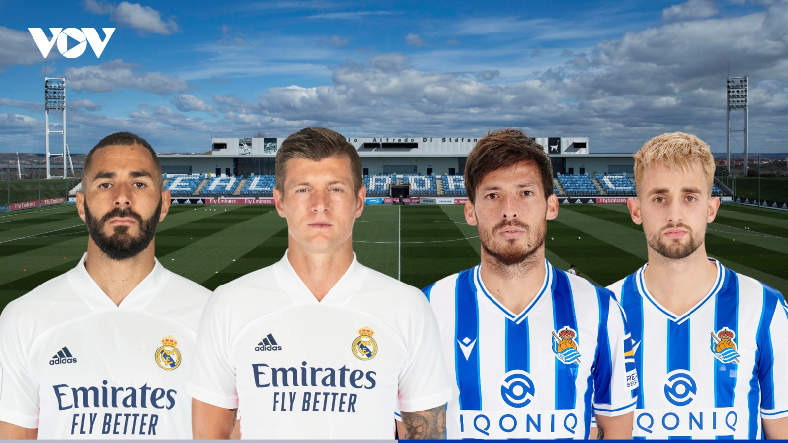 Dự đoán tỷ số, đội hình xuất phát trận Real Madrid - Sociedad