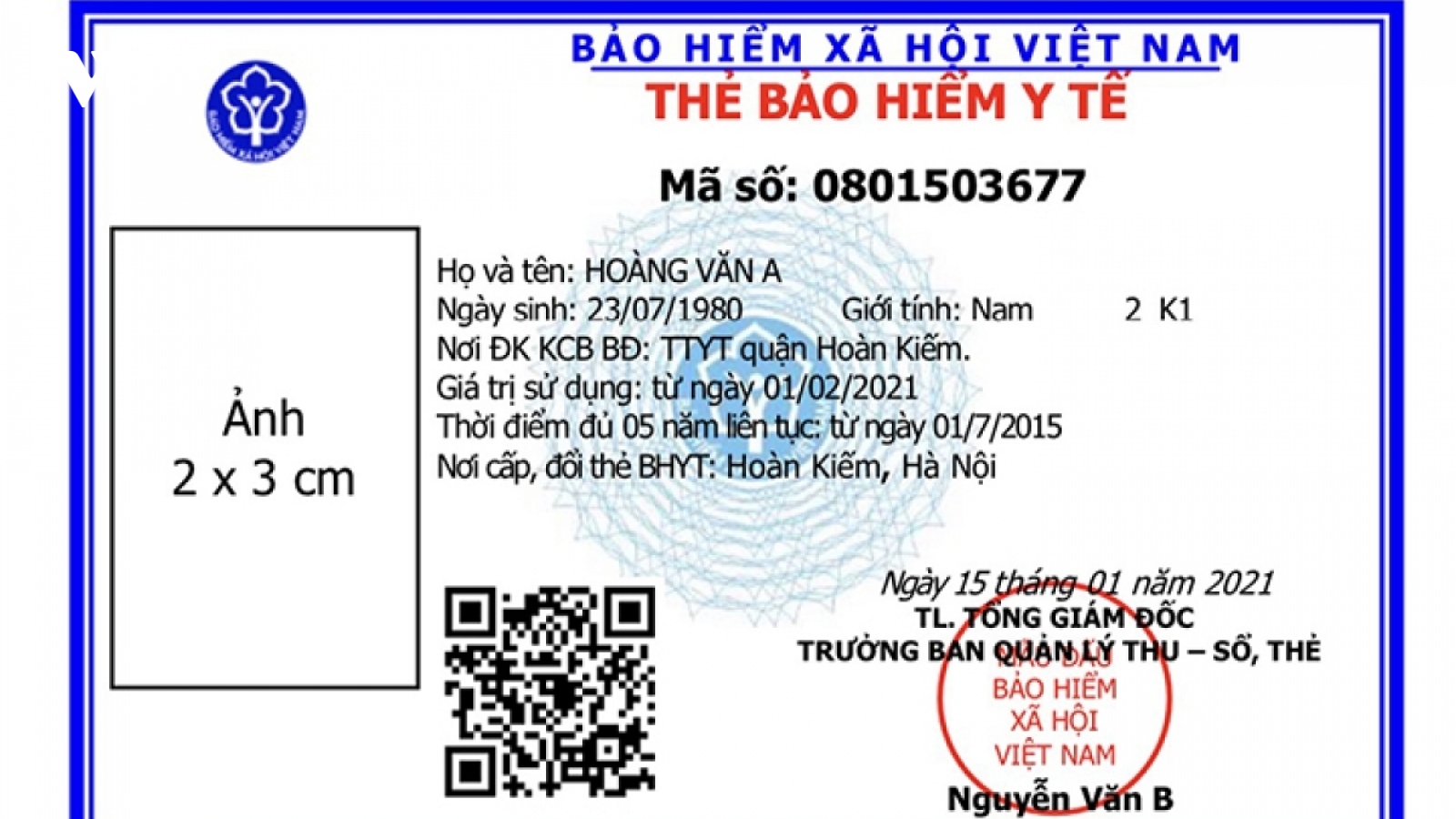 Những thay đổi của mẫu thẻ BHYT mới được áp dụng từ 1/4/2021