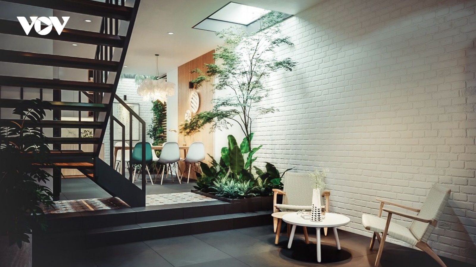 Những điều chủ nhà cần lưu ý khi thiết kế giếng trời