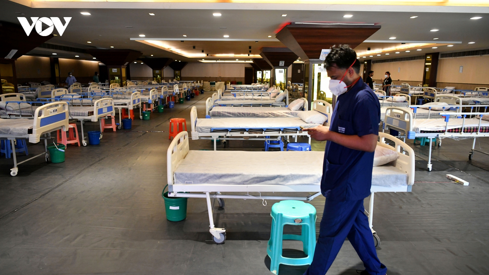 Ấn Độ lập 3 siêu bệnh viện dã chiến để đối phó Covid-19 tại thủ đô tài chính Mumbai