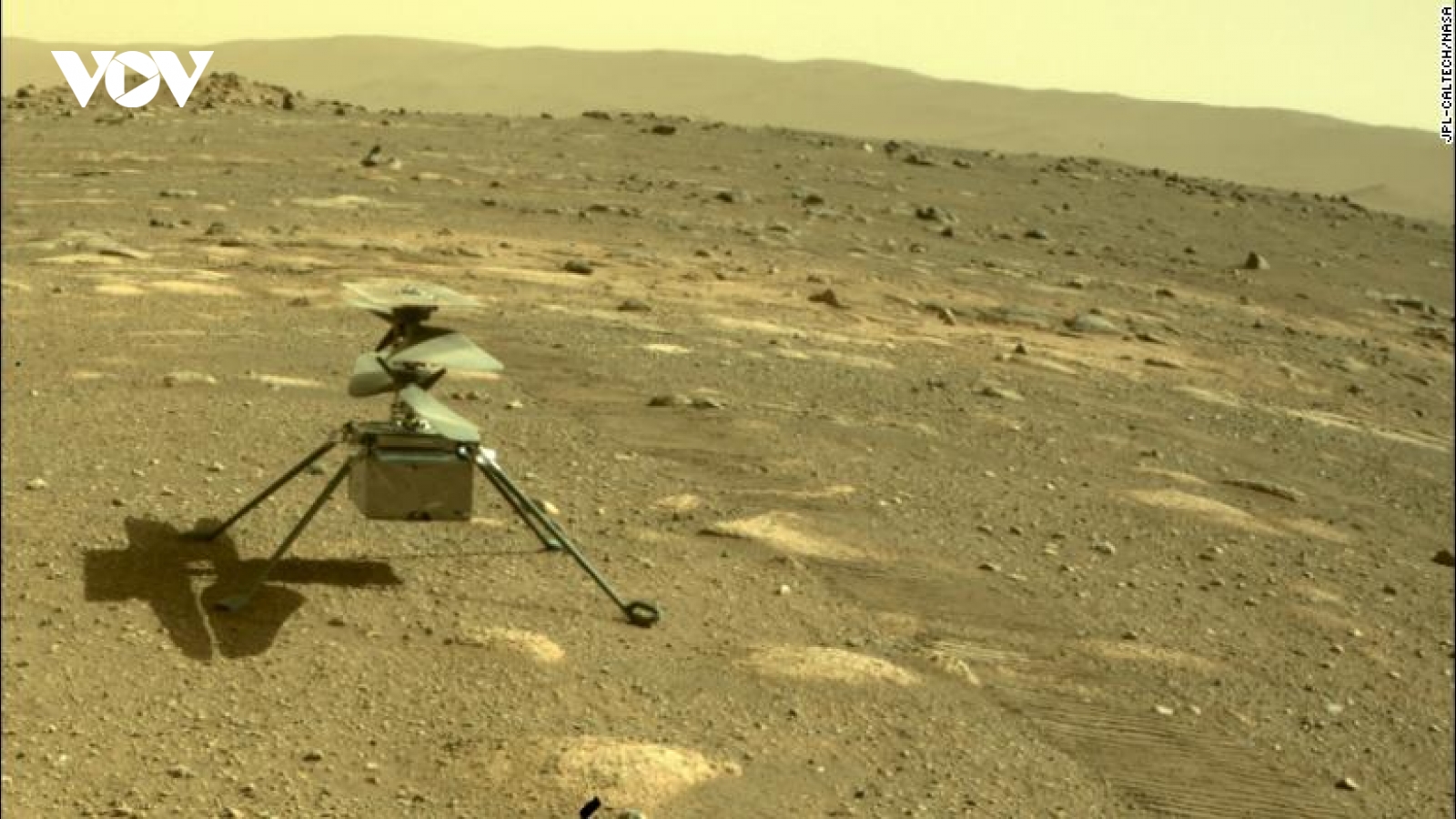 Trực thăng Ingenuity của NASA tạo ra kỳ tích đầu tiên trên sao Hỏa