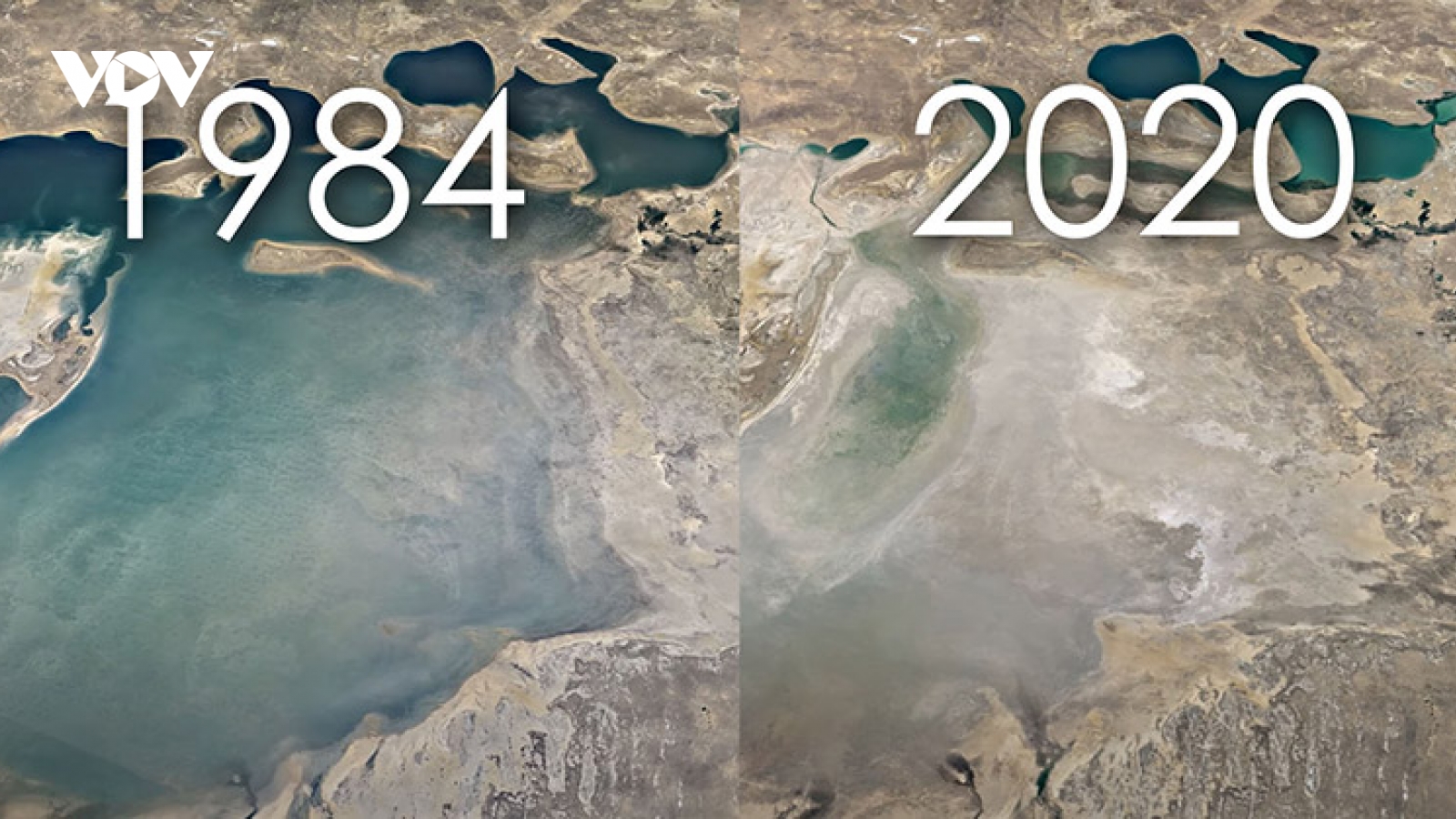 Google Earth Timelapse cho thấy tác động của biến đổi khí hậu trong 4 thập kỷ qua