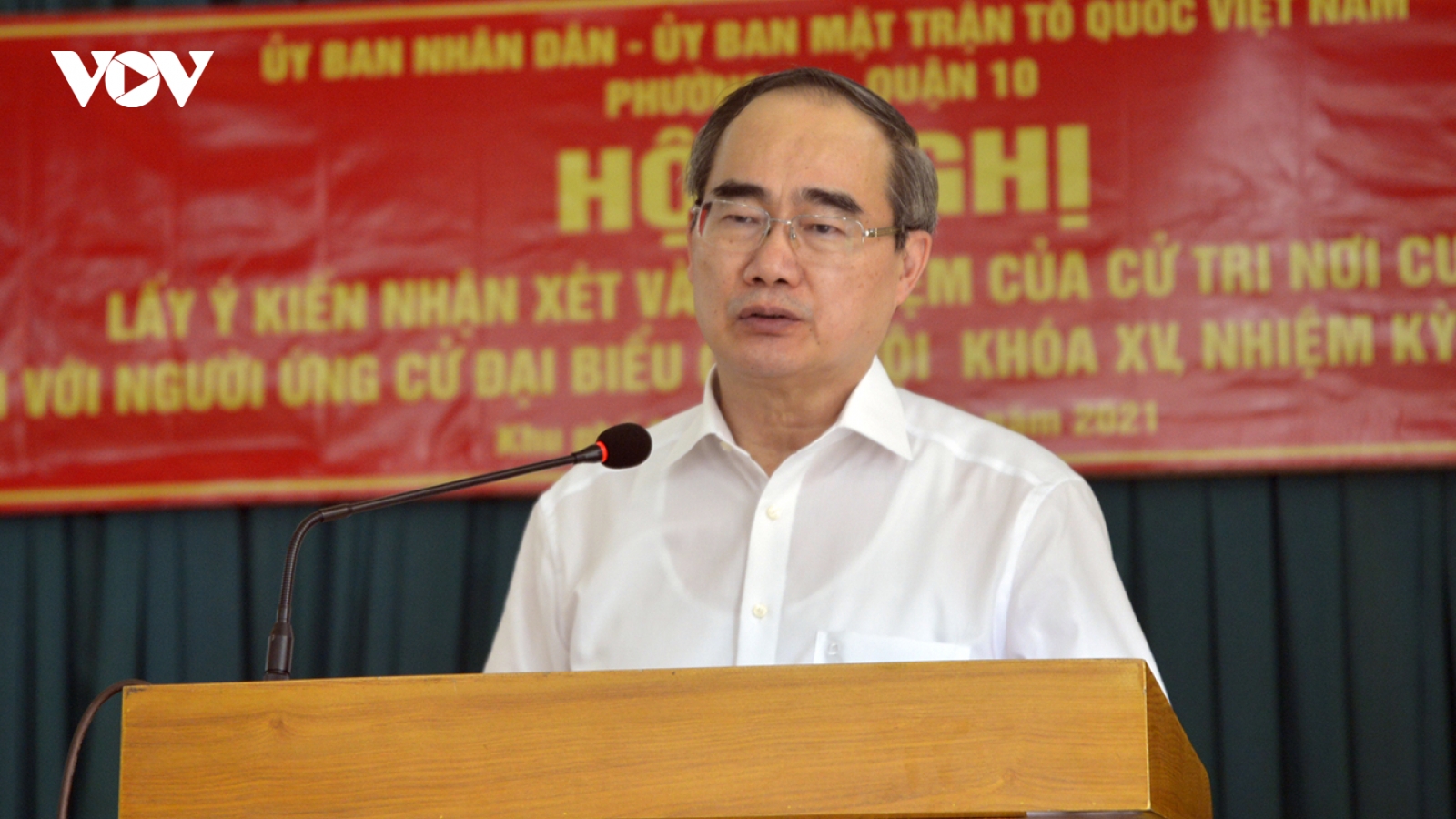 Cử tri đồng ý giới thiệu ông Nguyễn Thiện Nhân ứng cử ĐBQH khoá XV