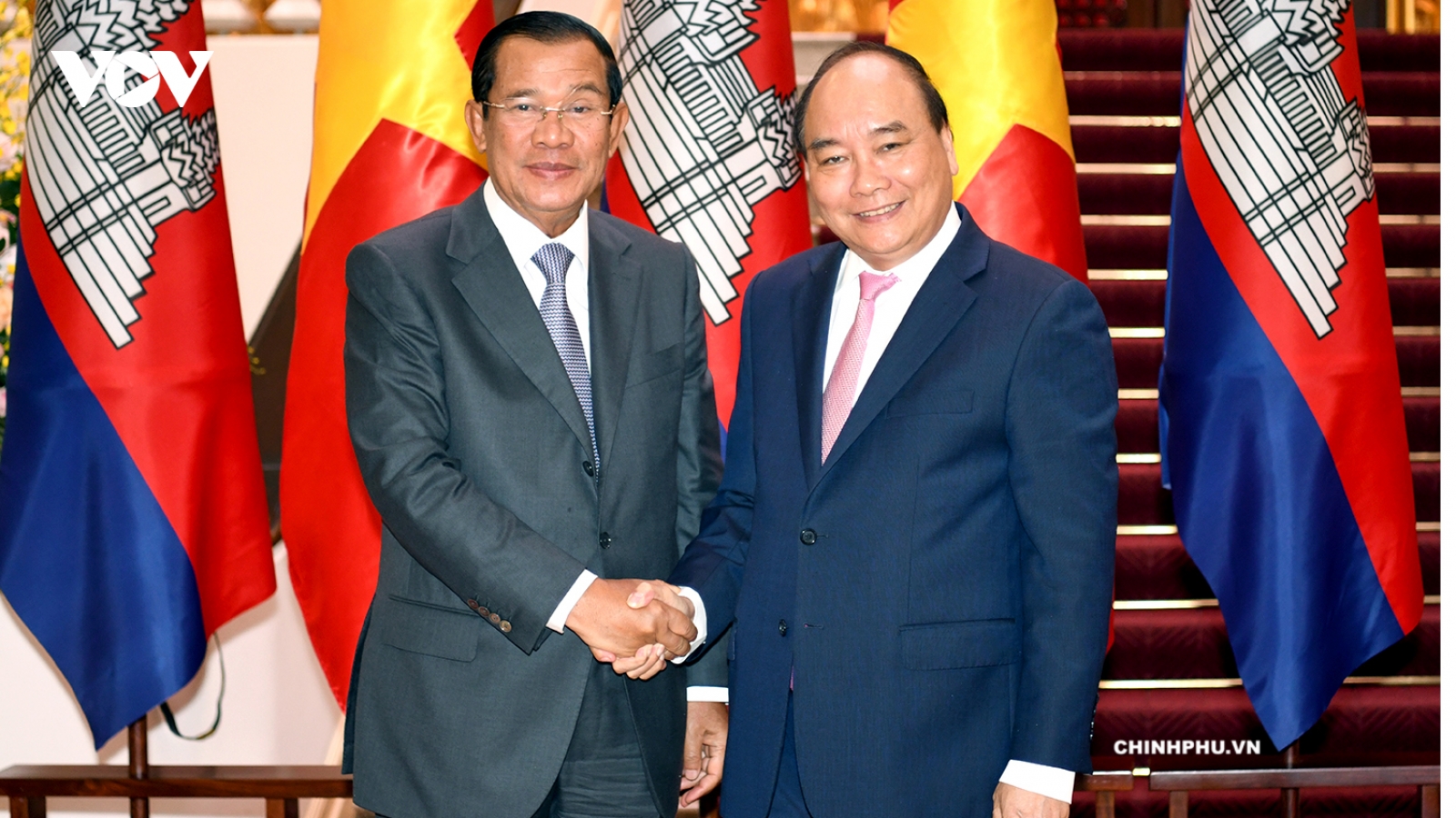 Thủ tướng Hun Sen cảm ơn Thủ tướng Nguyễn Xuân Phúc giúp Campuchia phòng chống Covid-19