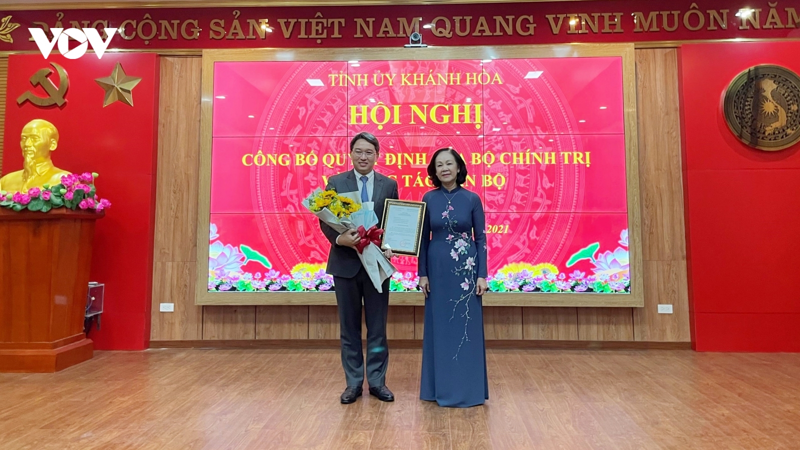 Trao quyết định điều động ông Nguyễn Hải Ninh làm Bí thư Tỉnh ủy Khánh Hòa
