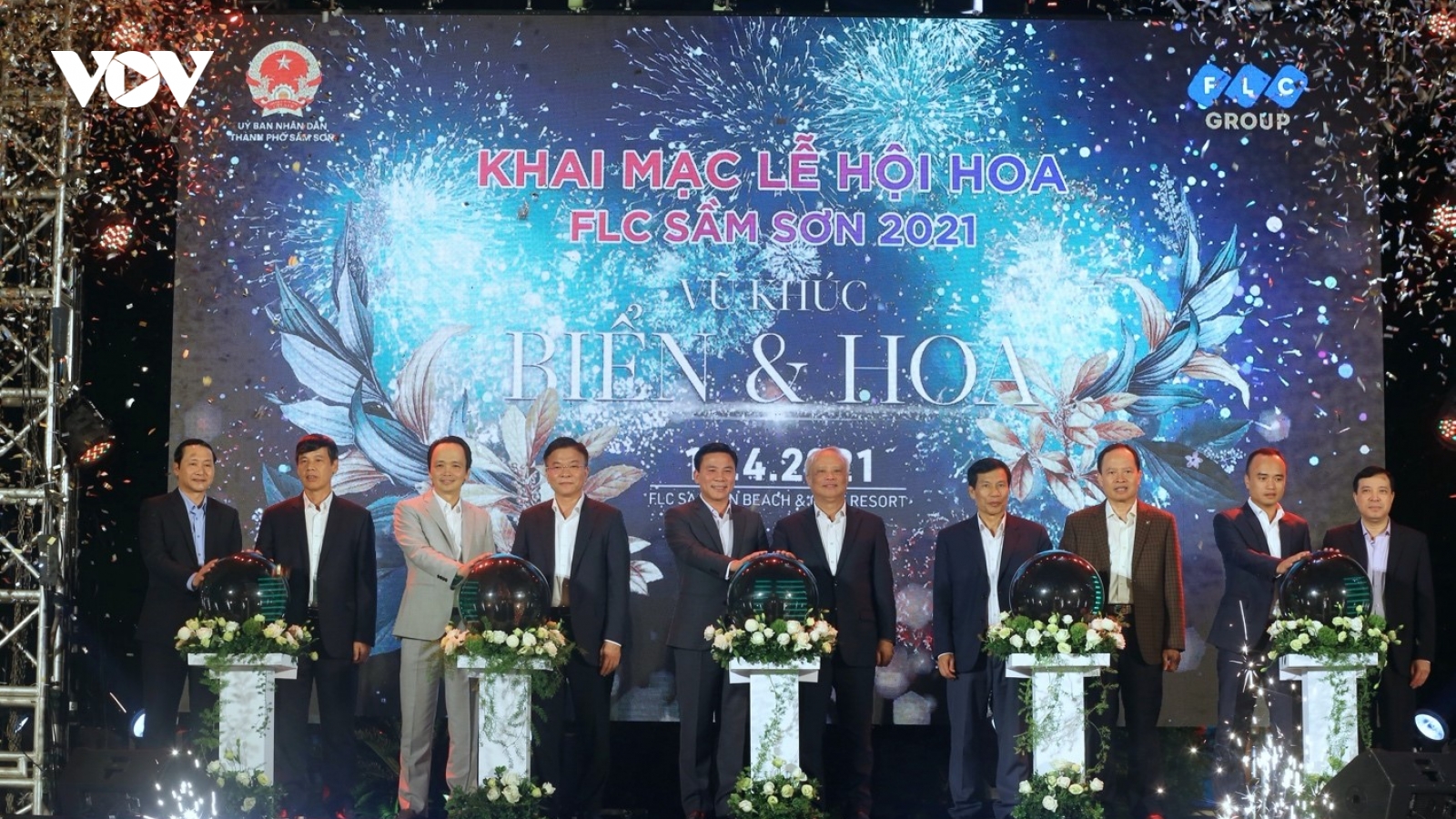 Đêm nghệ thuật khai mạc lễ hội hoa FLC Sầm Sơn thu hút hàng vạn du khách