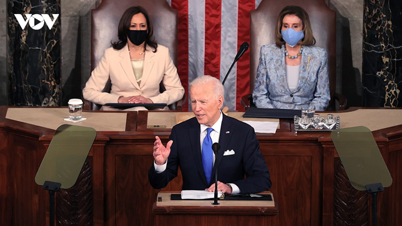 Tổng thống Mỹ Joe Biden có bài phát biểu đầu tiên trước lưỡng viện Quốc hội