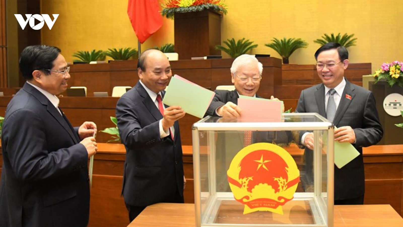 Lãnh đạo nhiều nước chúc mừng lãnh đạo chủ chốt Nhà nước, Quốc hội