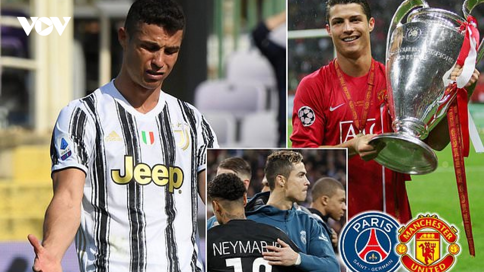 MU và PSG tranh nhau "giải cứu" Cristiano Ronaldo khỏi Juventus