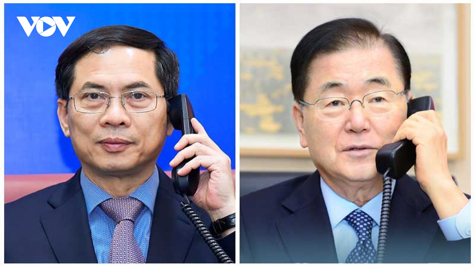 Bộ trưởng Ngoại giao Việt Nam và Hàn Quốc điện đàm