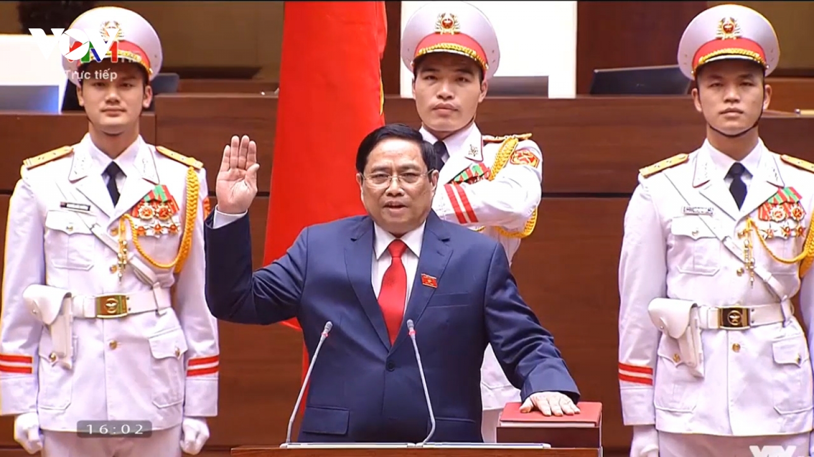 Video Thủ tướng Phạm Minh Chính tuyên thệ nhậm chức