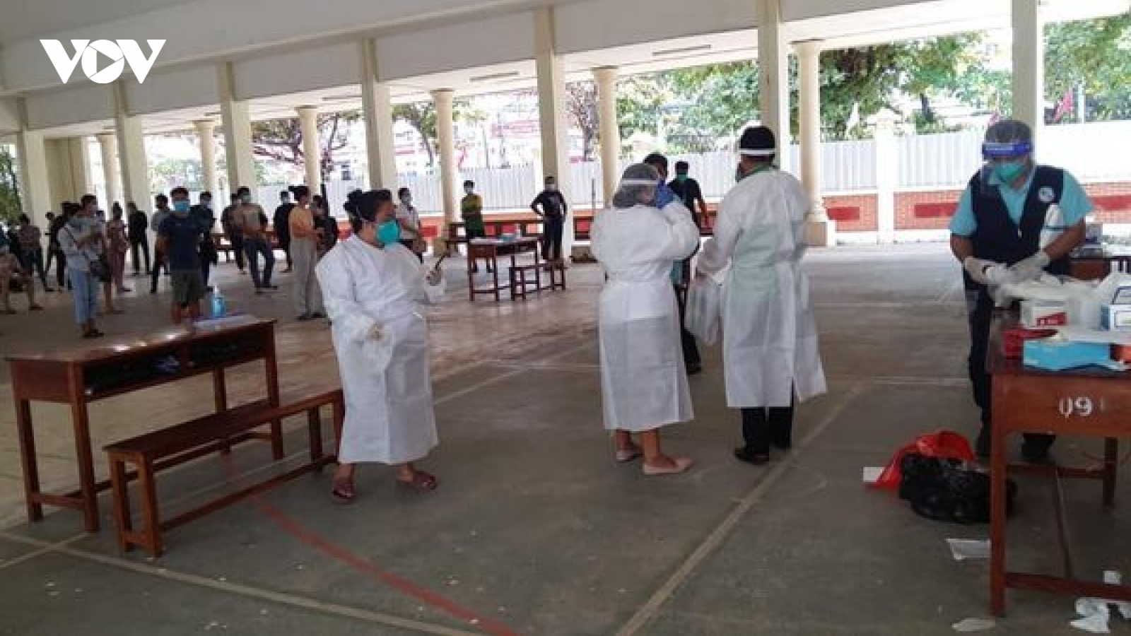 Lào tăng cường kiểm soát dịch Covid-19 sau khi có thêm 6 ca mắc mới
