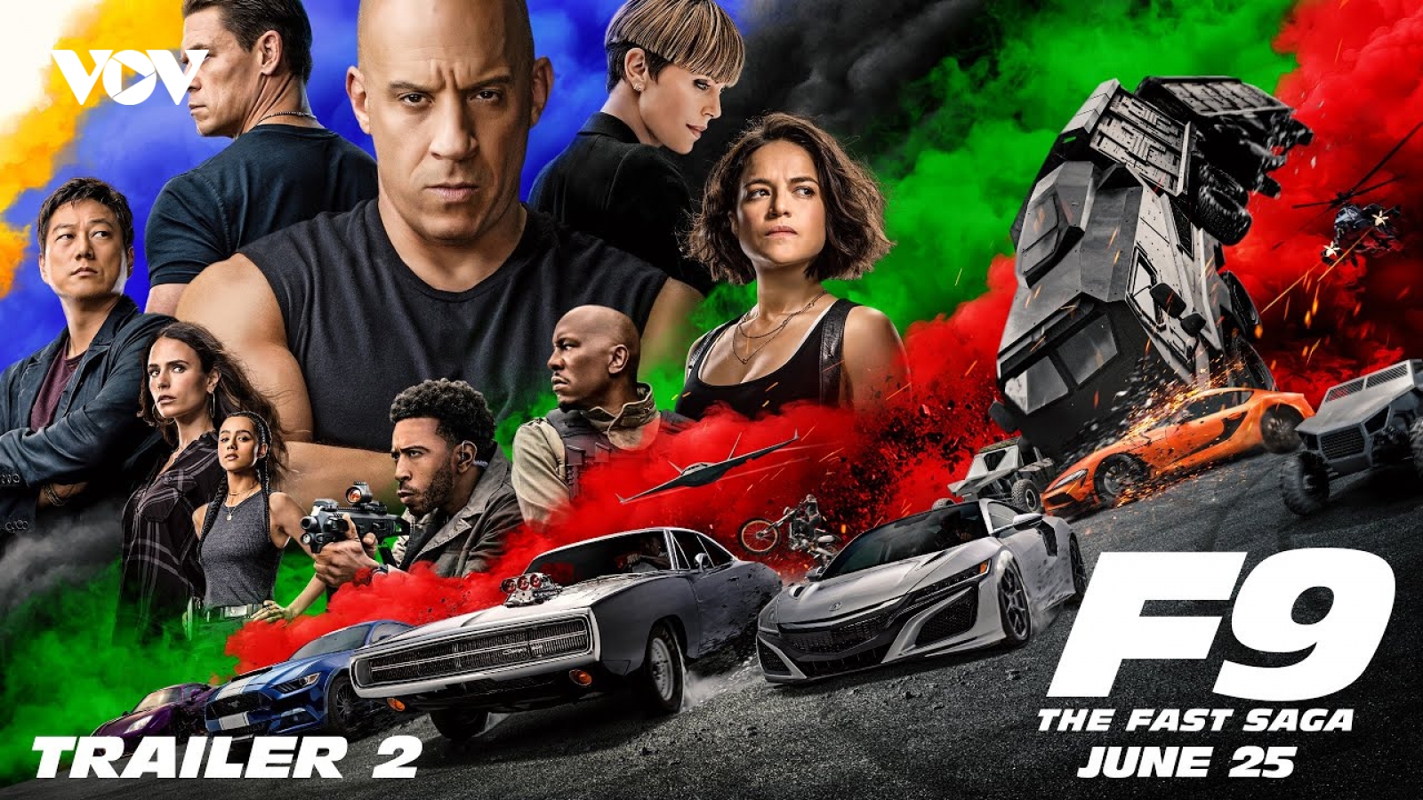 Bom tấn "Fast & Furious 9" trình làng trailer rượt đuổi gay cấn, ngoạn mục