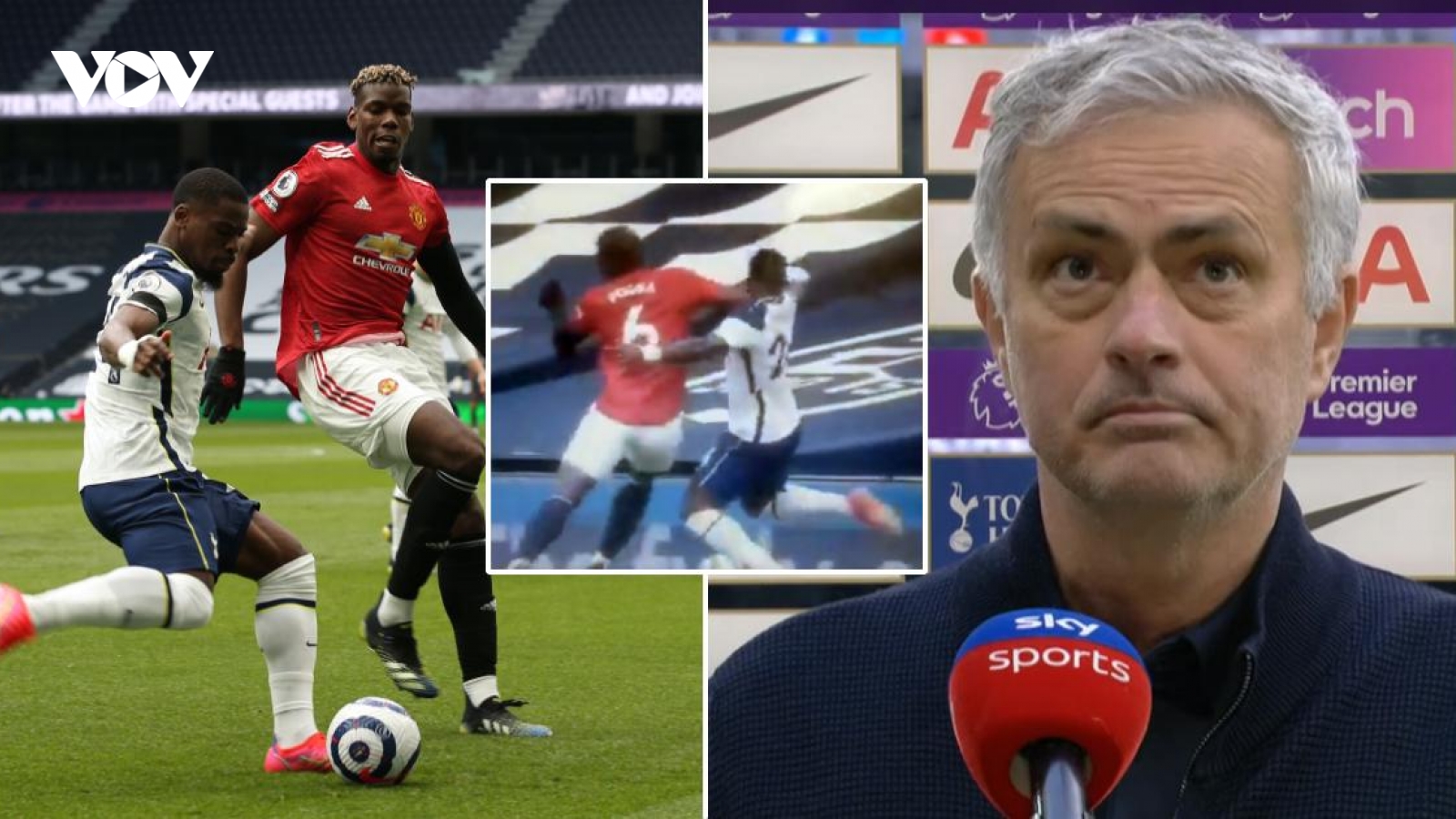 Jose Mourinho đòi trọng tài rút thẻ đỏ với Paul Pogba