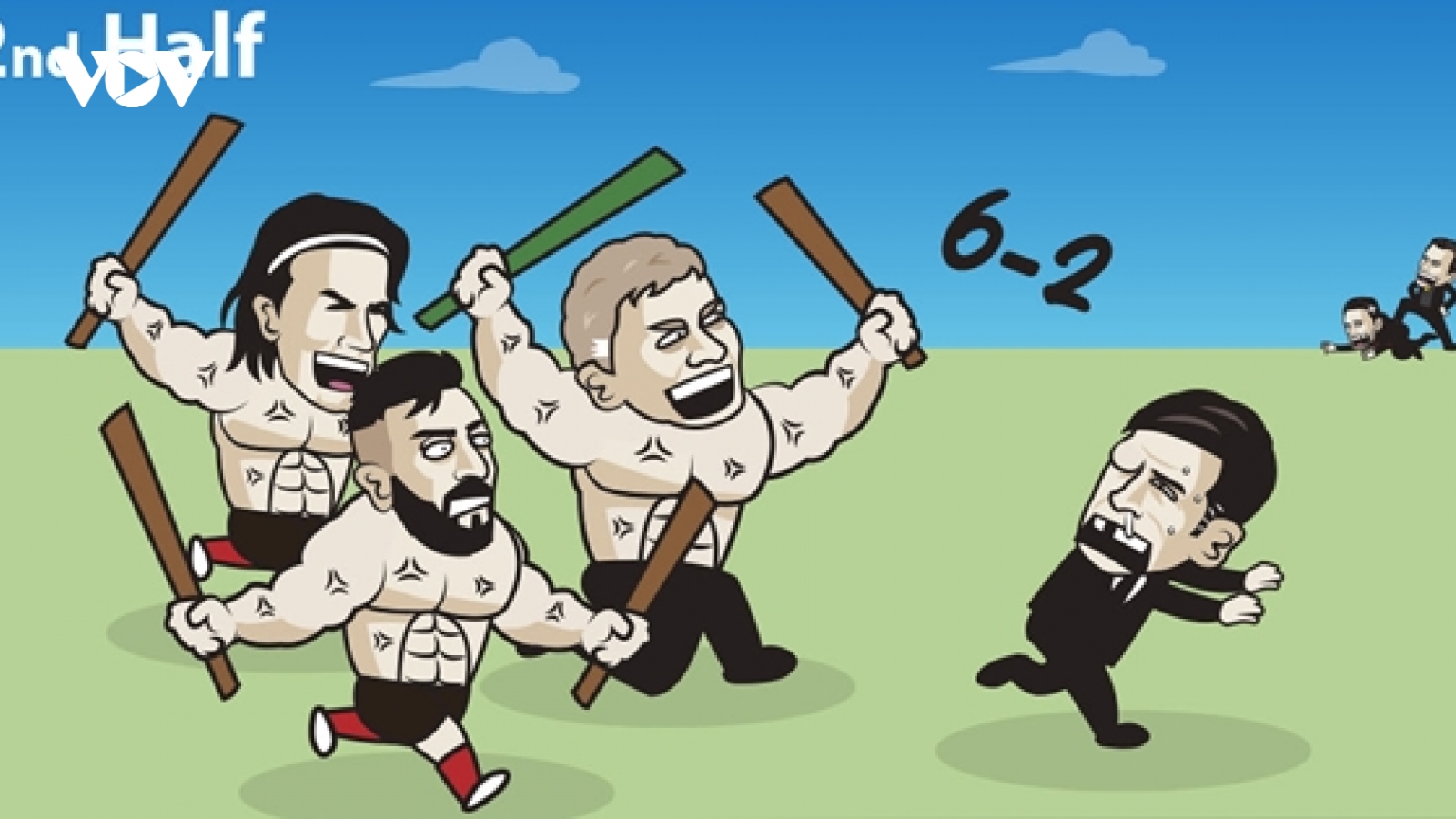 Biếm họa 24h: MU "giả vờ thua" AS Roma và cái kết lội ngược dòng