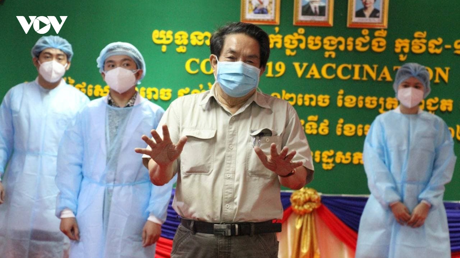Một quan chức Quốc hội Campuchia mắc Covid-19 sau khi đã tiêm phòng