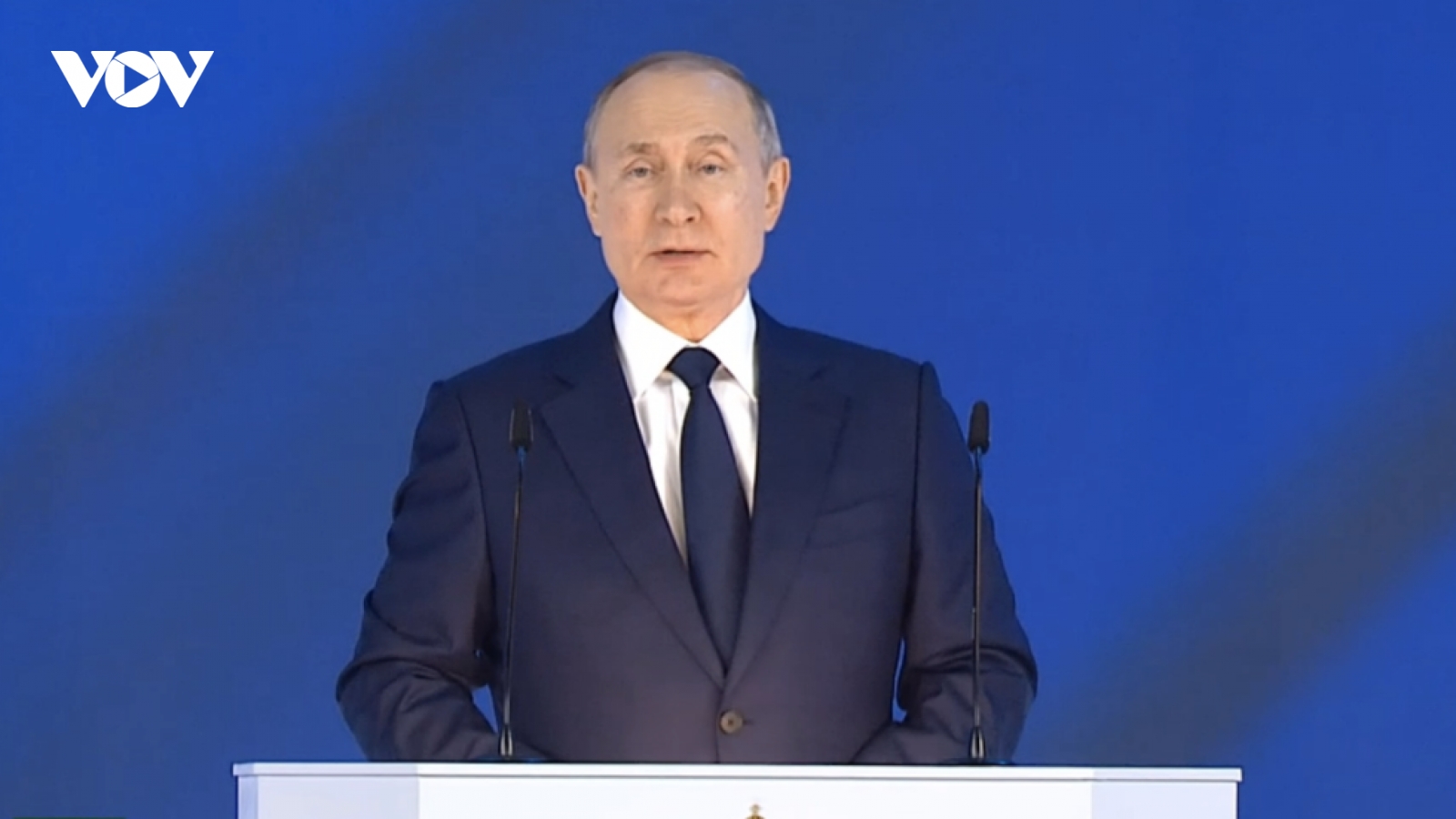 Video: Tổng thống Nga V.Putin đọc thông điệp liên bang năm 2021