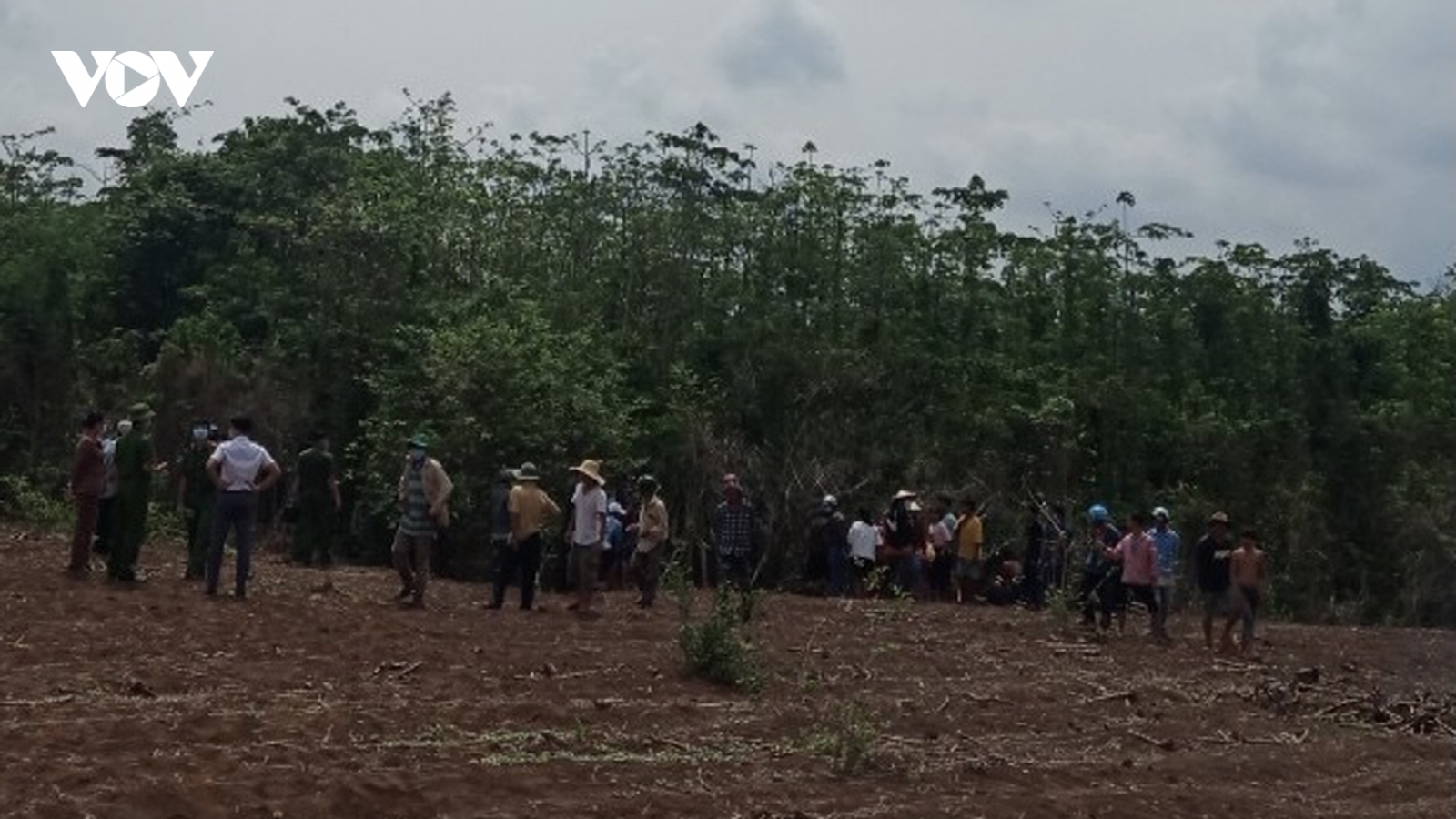 Phát hiện thi thể người đàn ông đang phân hủy trong vườn tiêu