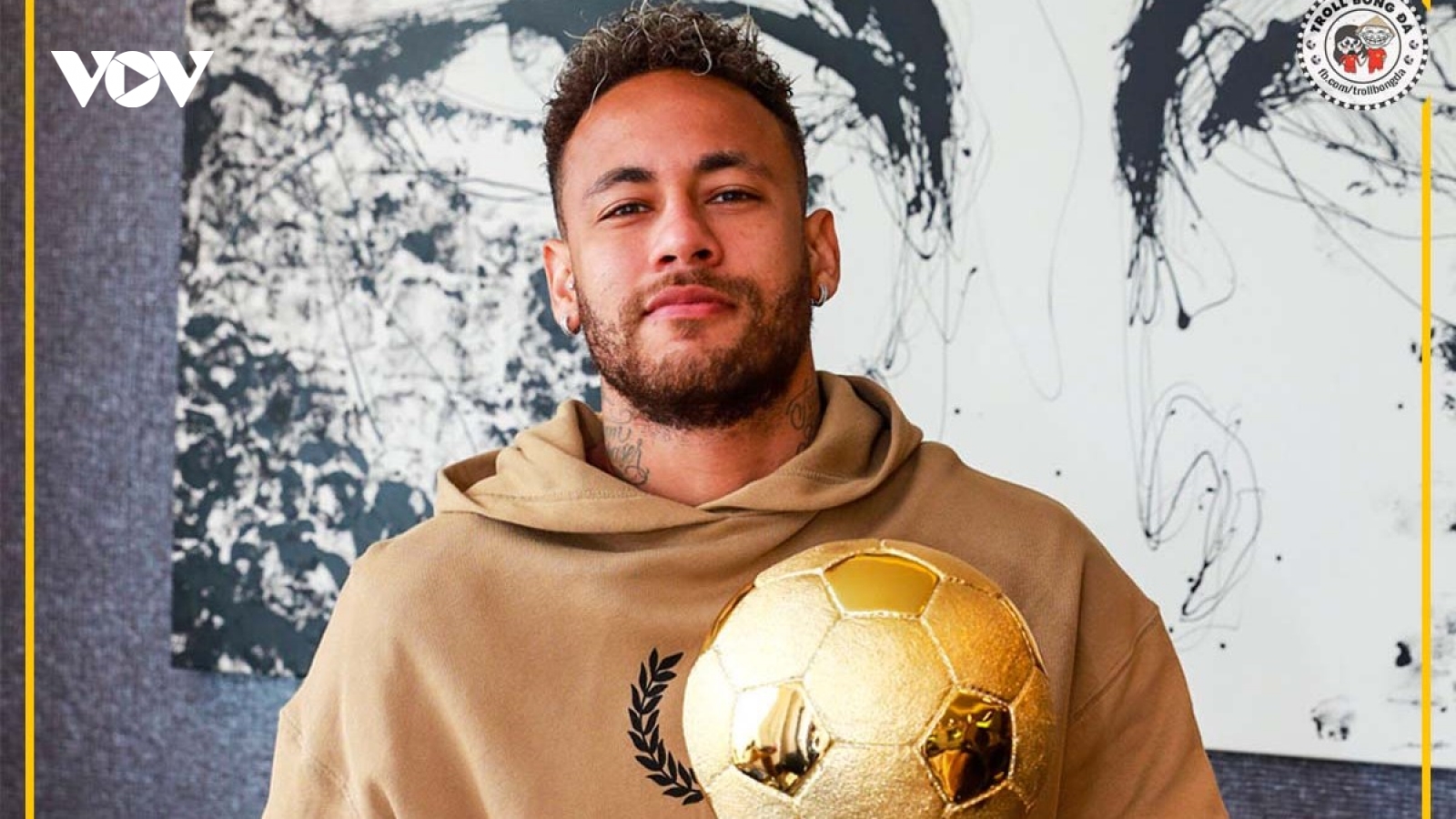 Biếm họa 24h: Neymar nhận danh hiệu Quả bóng Vàng... Brazil