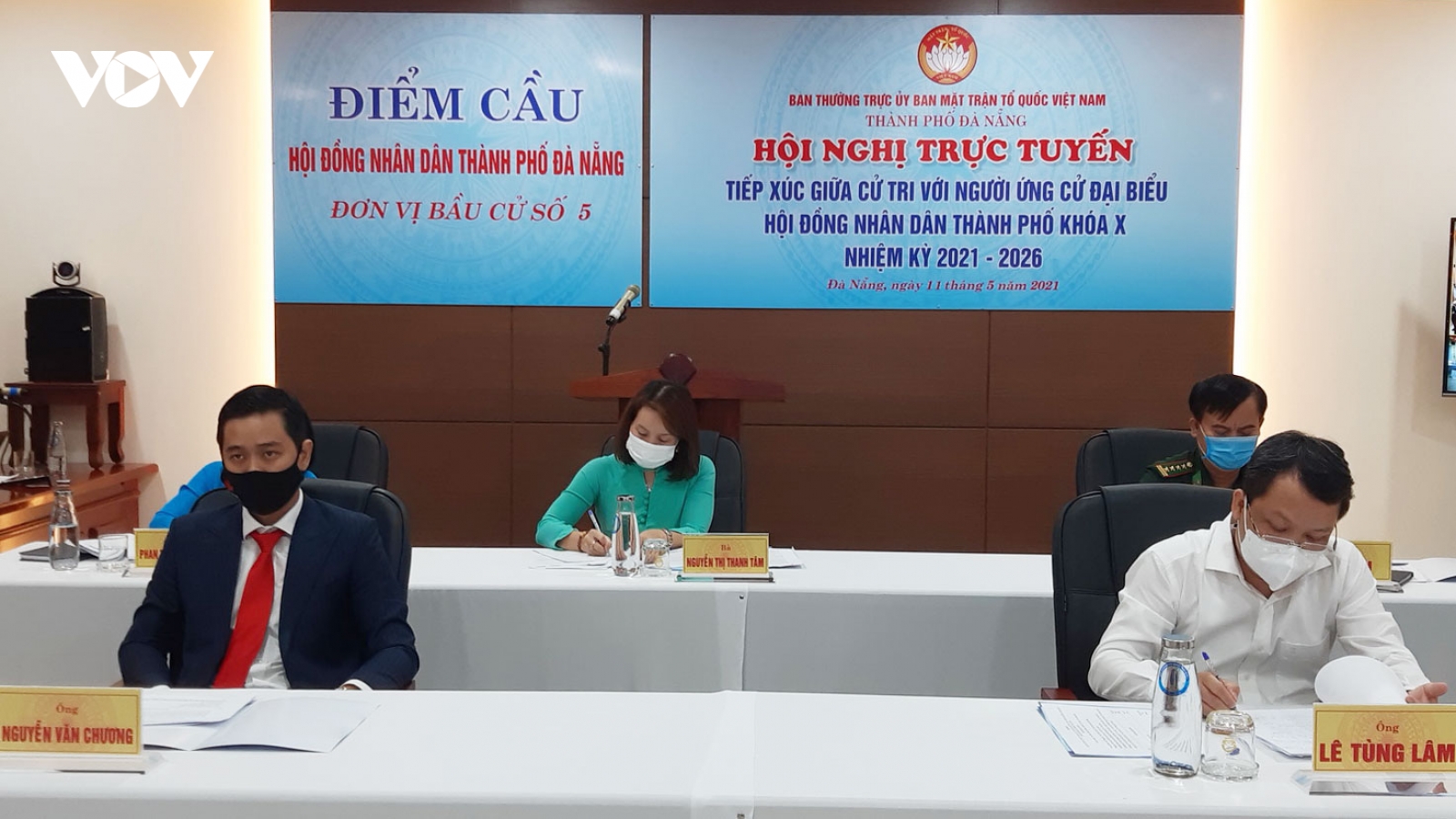 Ngày đầu tiên Đà Nẵng tổ chức tiếp xúc cử tri vận động bầu cử trực tuyến
