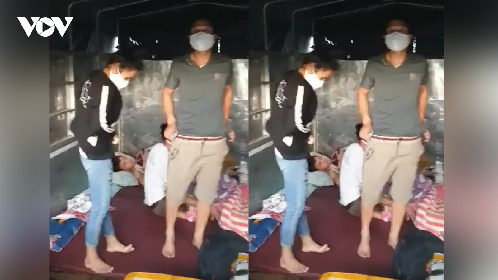Chở người trái phép từ Hải Dương lên Sơn La, tài xế giấu 4 người trong thùng xe tải