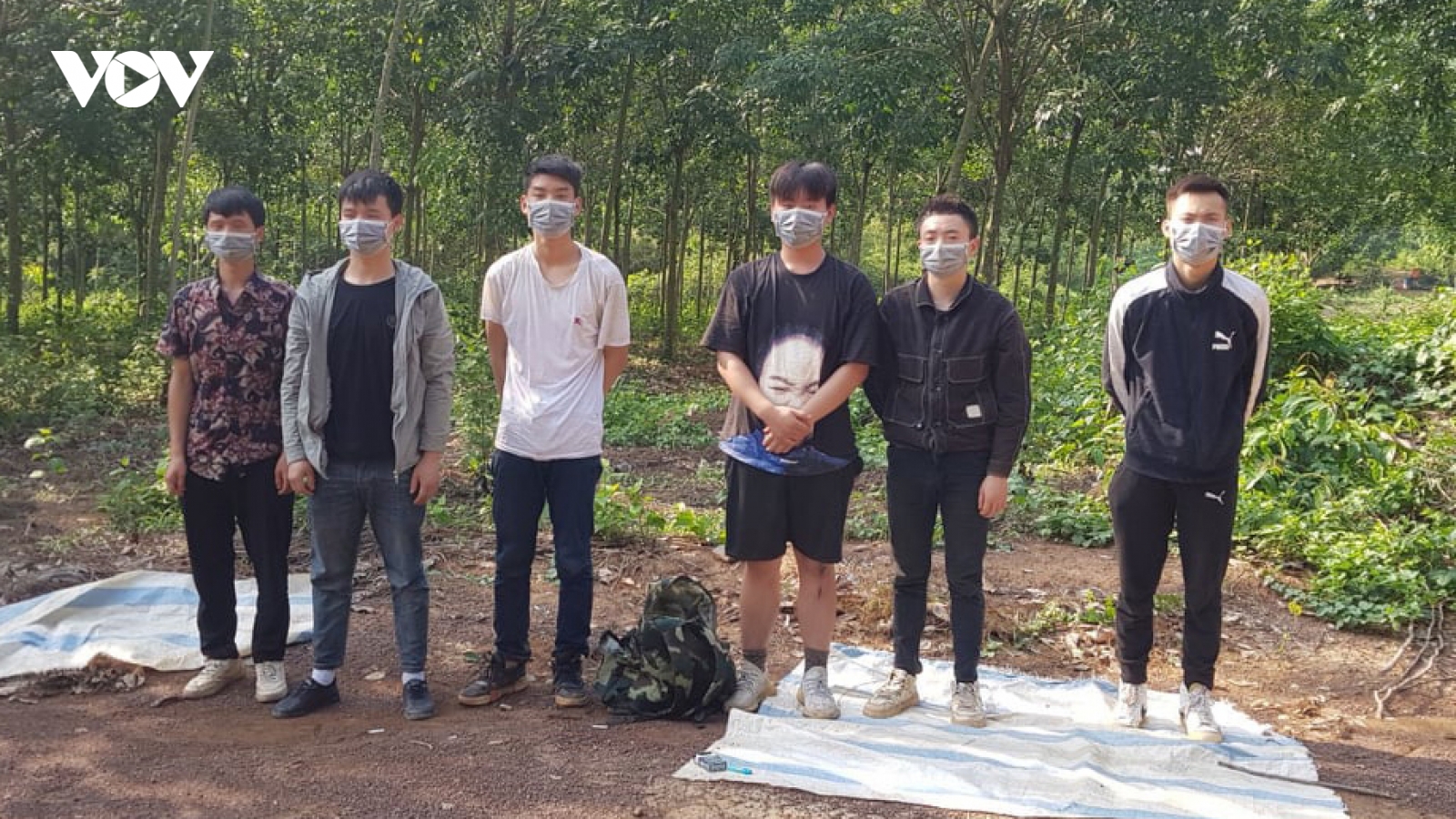 Bình Phước phát hiện 6 người Trung Quốc nhập cảnh trái phép