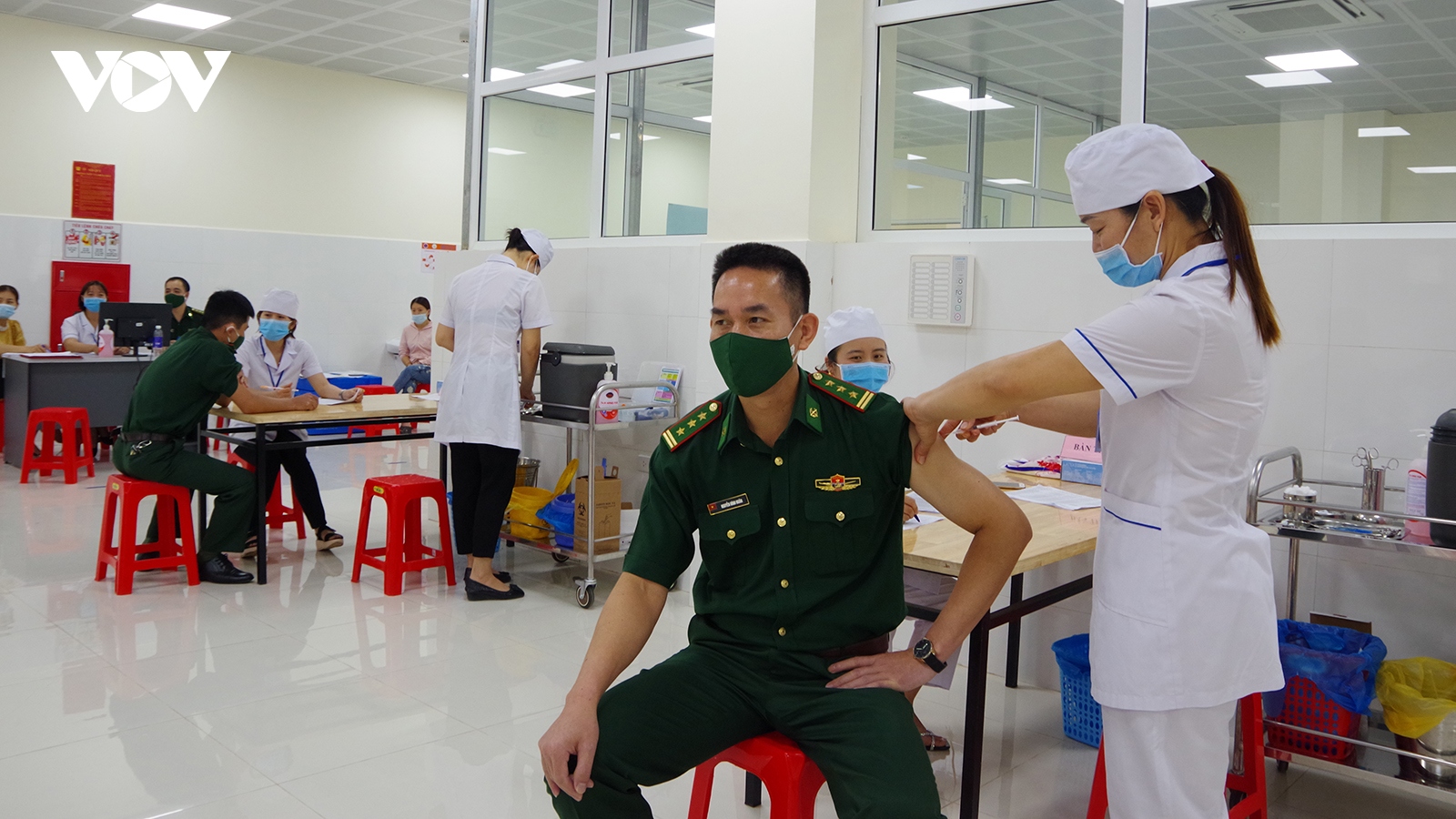 Sơn La tổ chức tiêm vaccine Covid-19 cho cán bộ, chiến sĩ Bộ đội Biên phòng