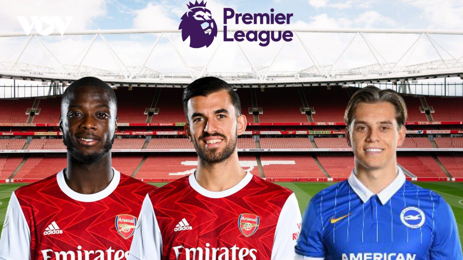 Dự đoán kết quả, đội hình xuất phát trận Arsenal - Brighton