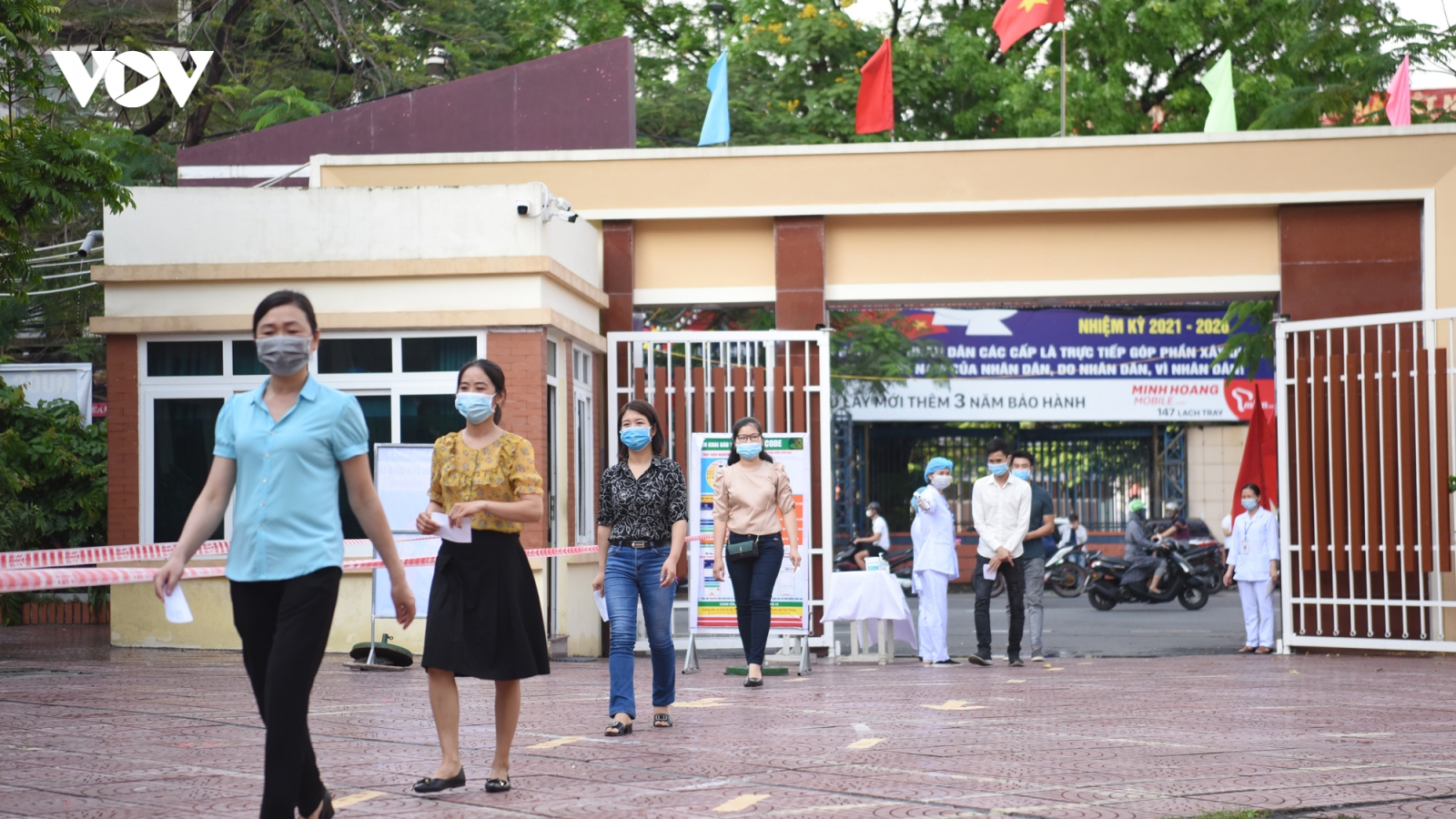 Hải Phòng diễn tập bầu cử khi có dịch Covid-19, an toàn đặt lên hàng đầu