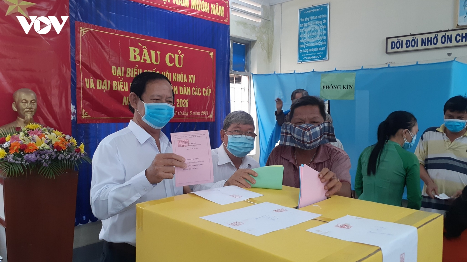 Tiền Giang và Bến Tre công bố kết quả bầu cử HĐND tỉnh