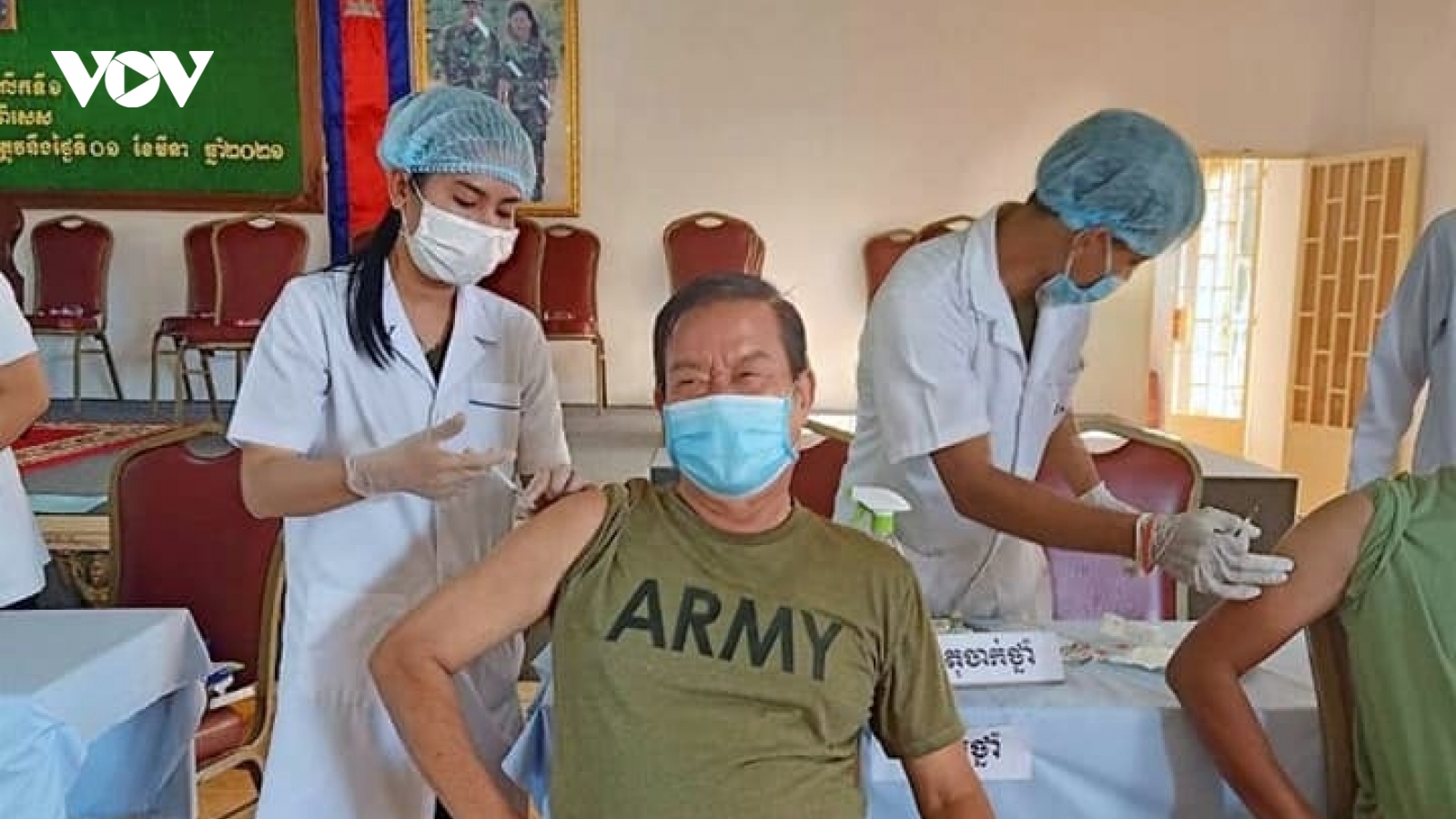 Hàng loạt quân nhân Campuchia mắc Covid-19