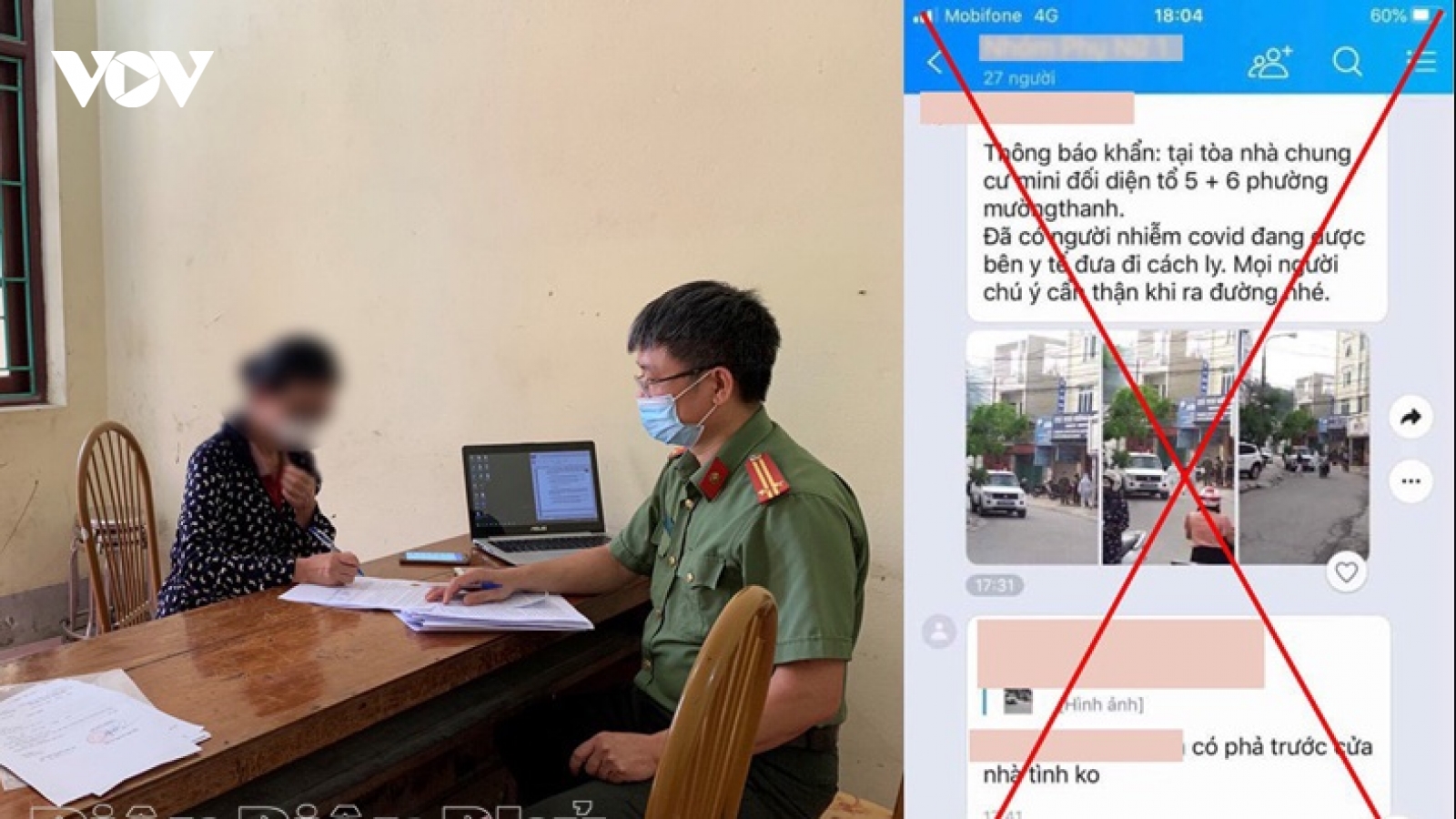 Điện Biên phạt một cá nhân thông tin sai sự thật về Covid-19