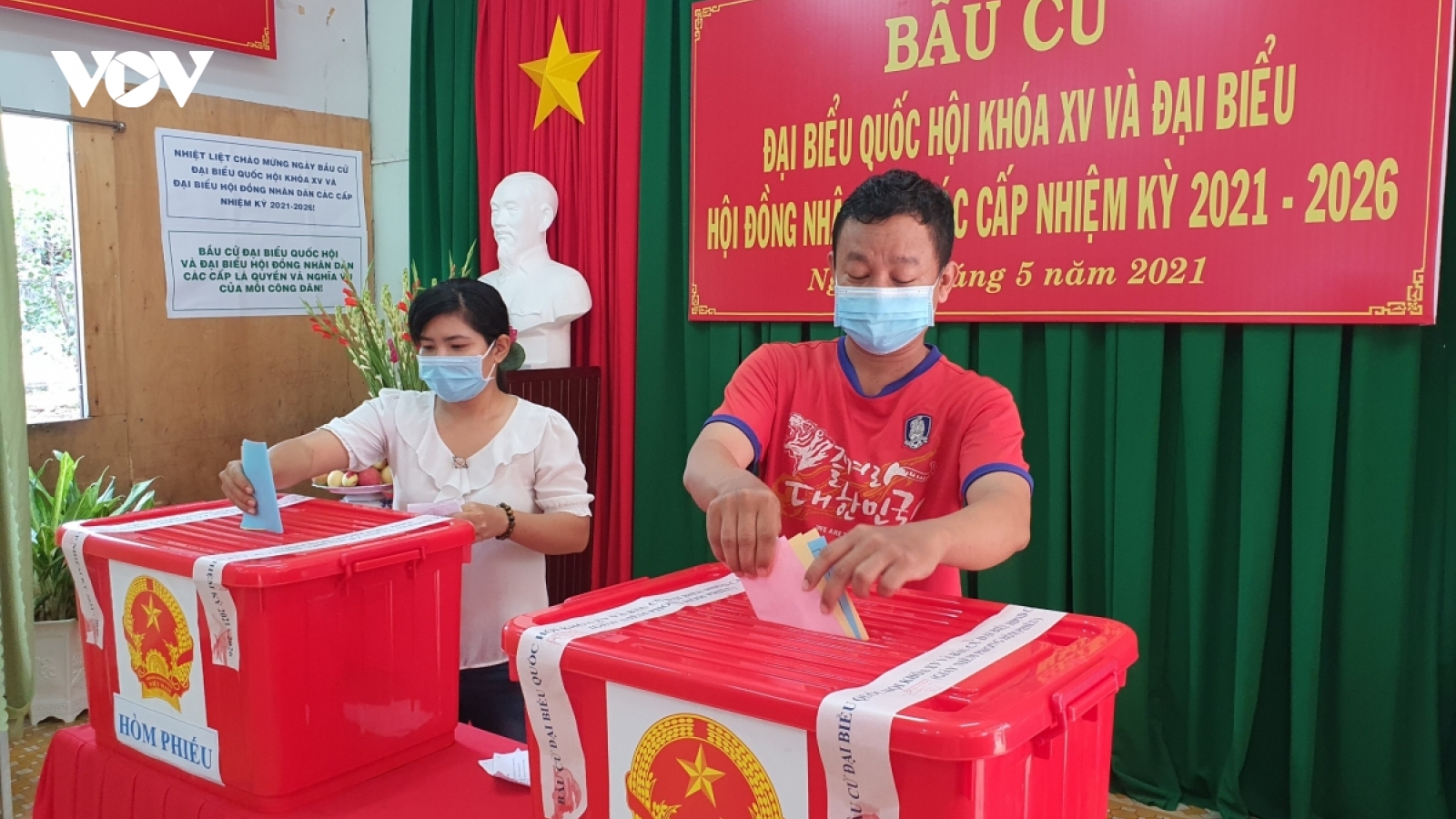 Đã có 98,43% tổng số cử tri đi bầu cử
