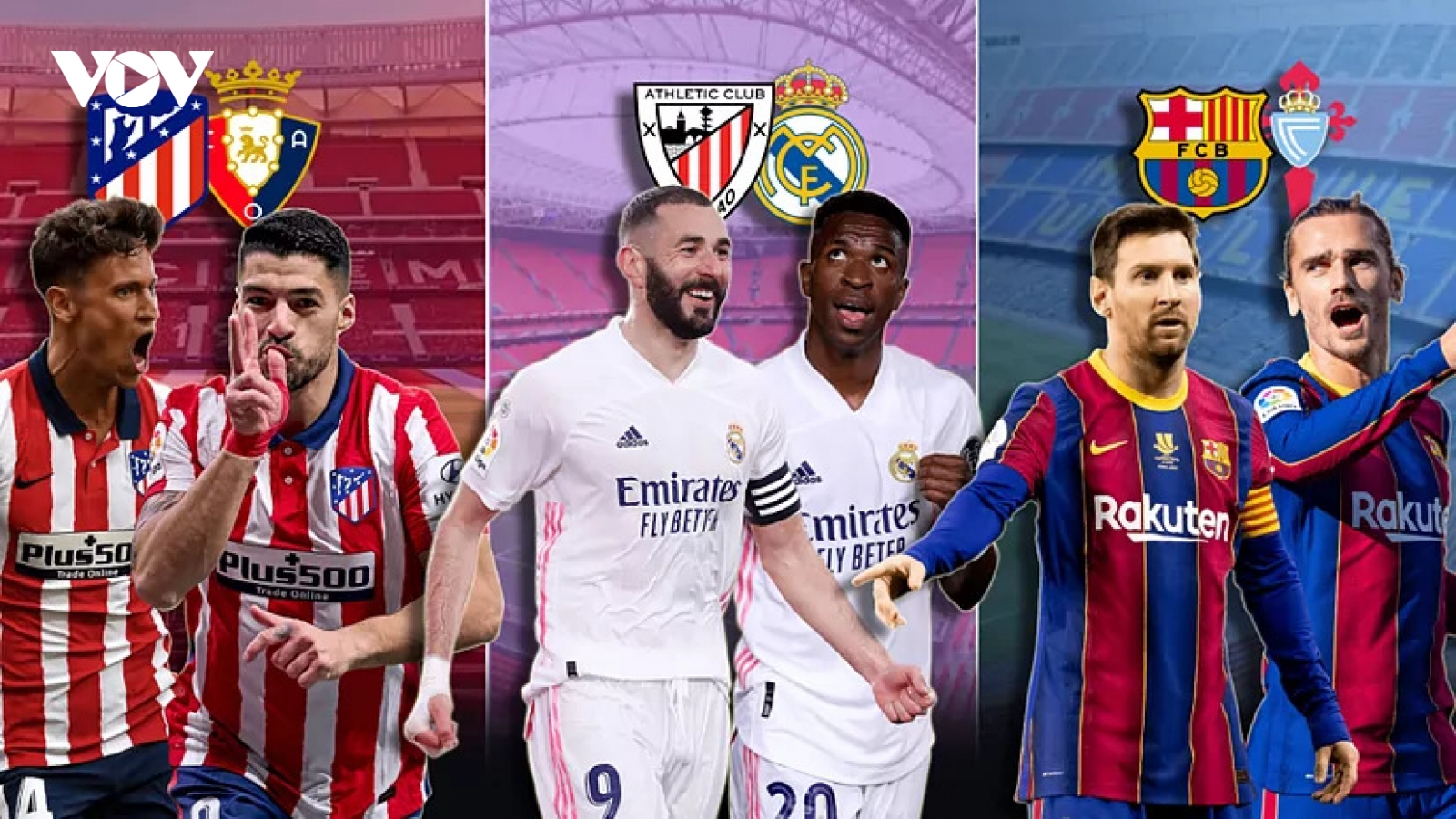 Barca tự loại mình khỏi cuộc đua vô địch, Atletico và Real đua song mã