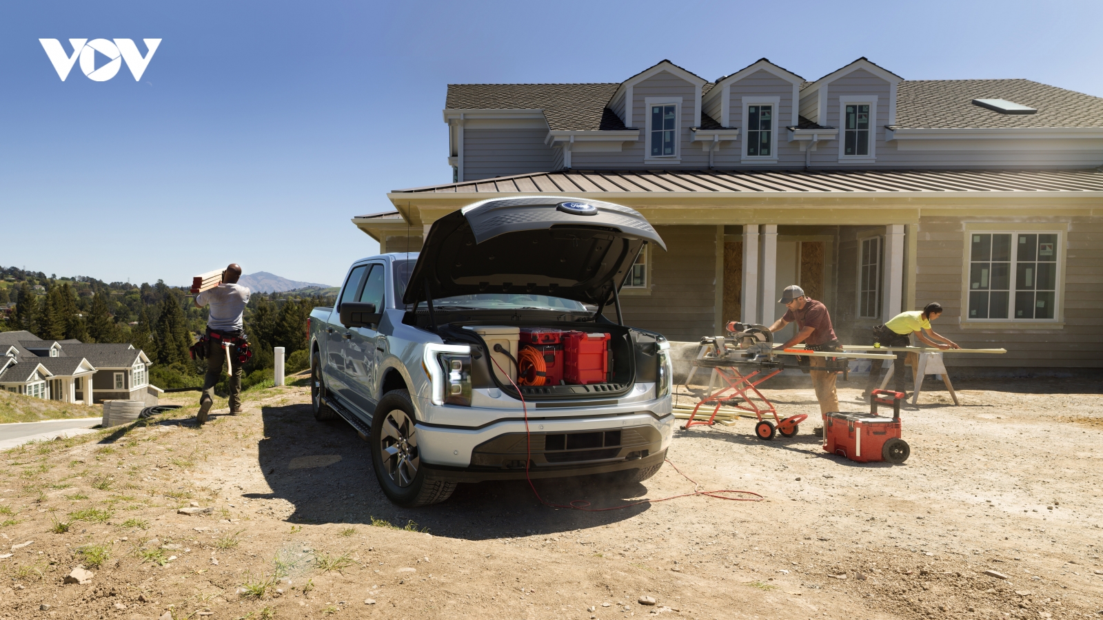Bán tải chạy điện Ford F150 Lightning có thế cung cấp điện cho cả ngôi nhà