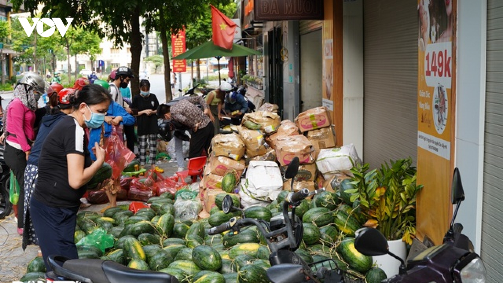 Người dân Hà Nội chung tay hỗ trợ tiêu thụ nông sản Bắc Giang