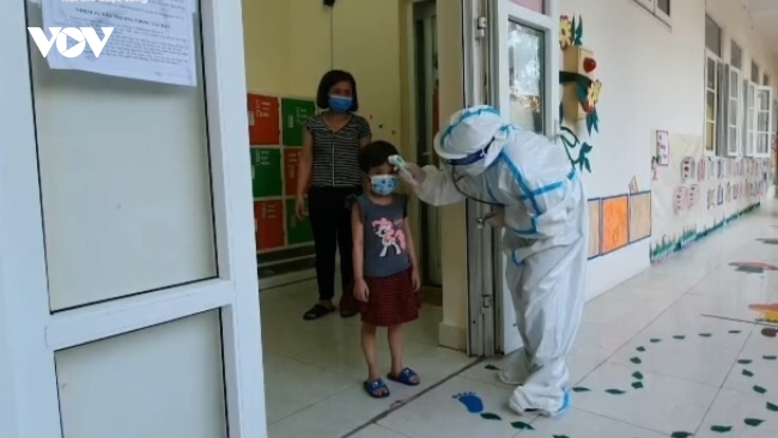 Cận cảnh lớp học thành khu cách ly của 34 trẻ mầm non ở Bắc Giang
